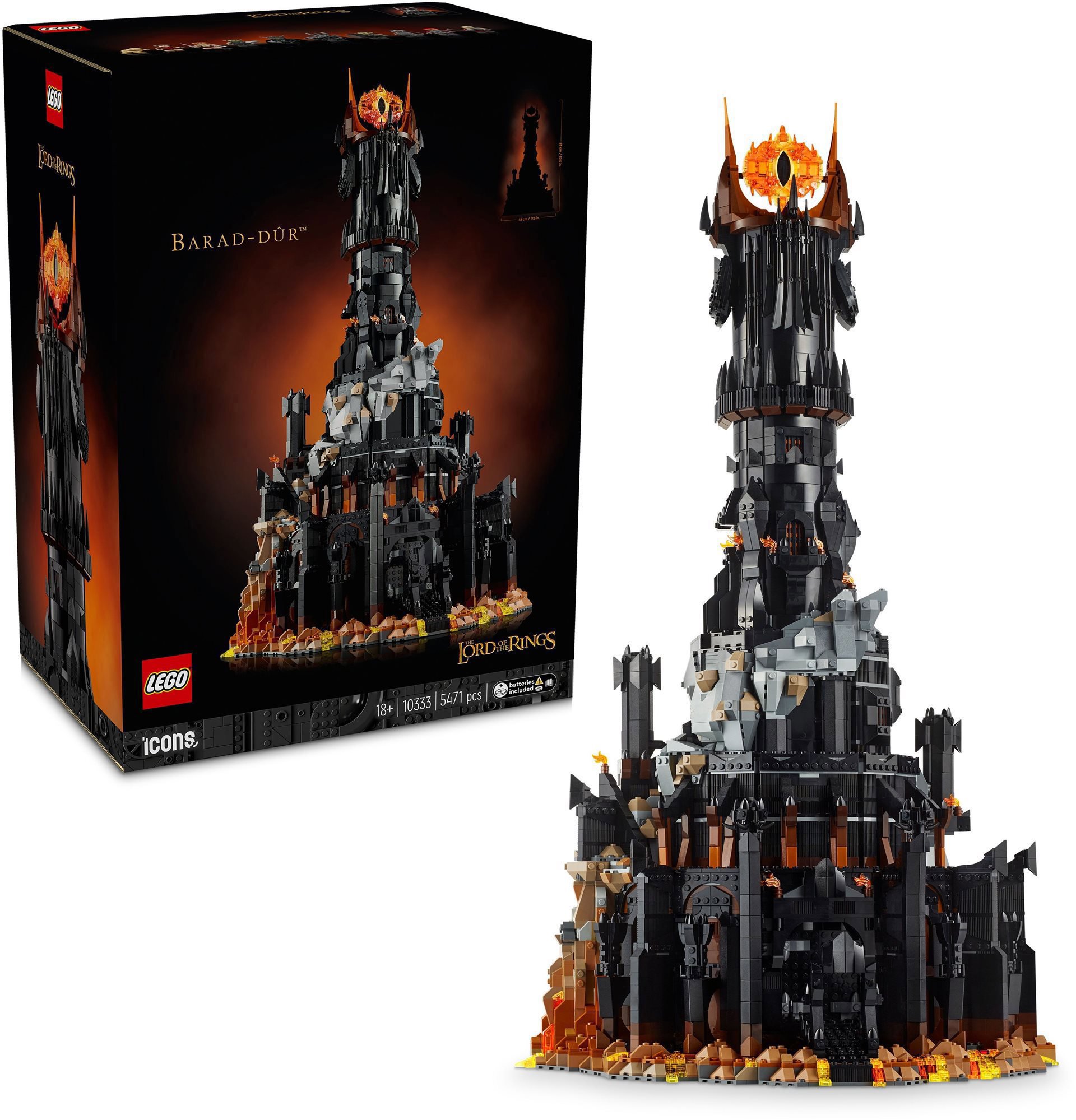 LEGO® Icons 10333 Pán prsteňov: Barad-dûr™