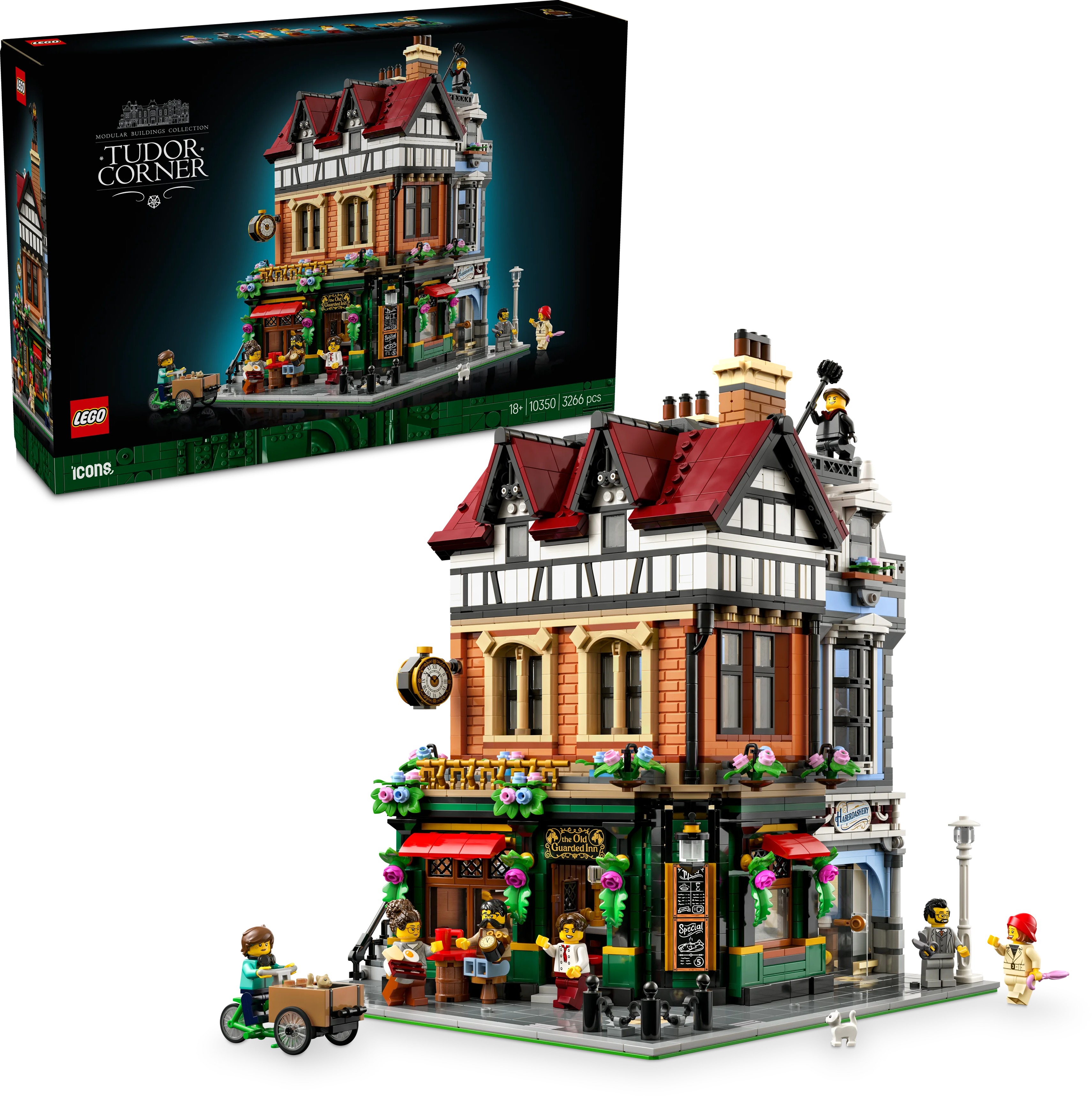 LEGO® Icons 10350 Dom na rohu v tudorovskom štýle
