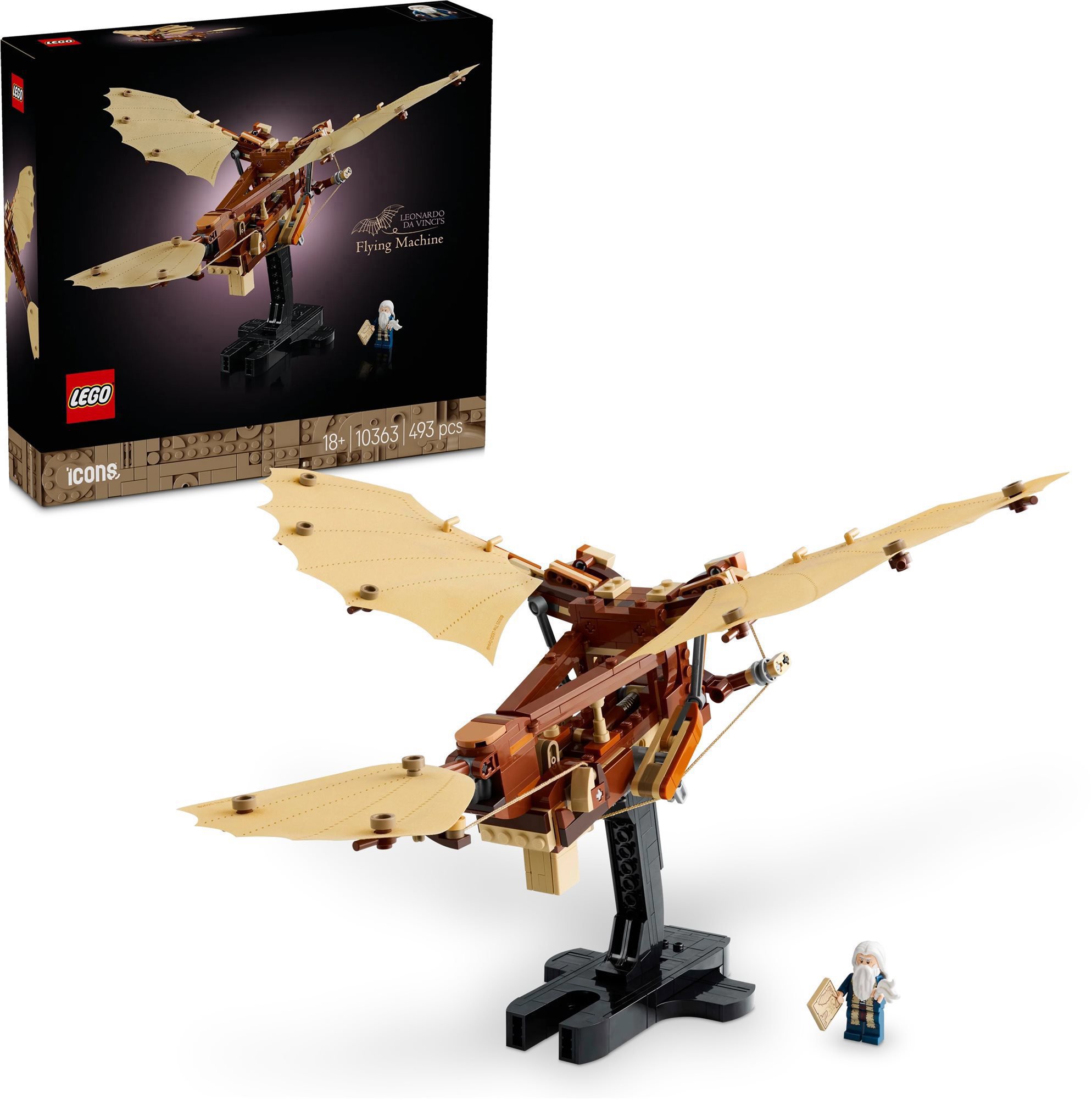 LEGO® Icons 10363 Lietajúci stroj Leonarda da Vinciho