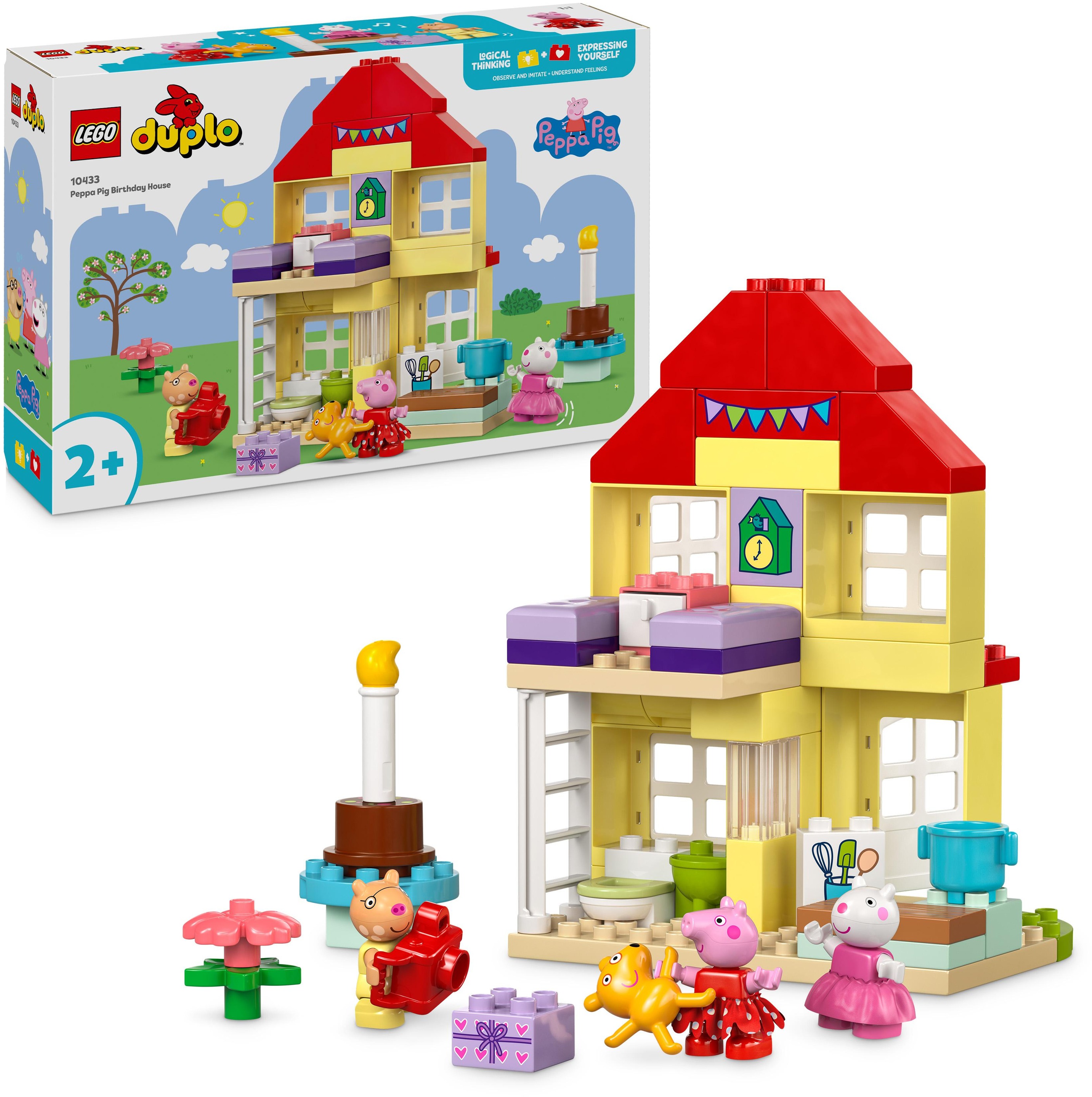 LEGO® DUPLO® 10433 Prasiatko Peppa a narodeninový dom
