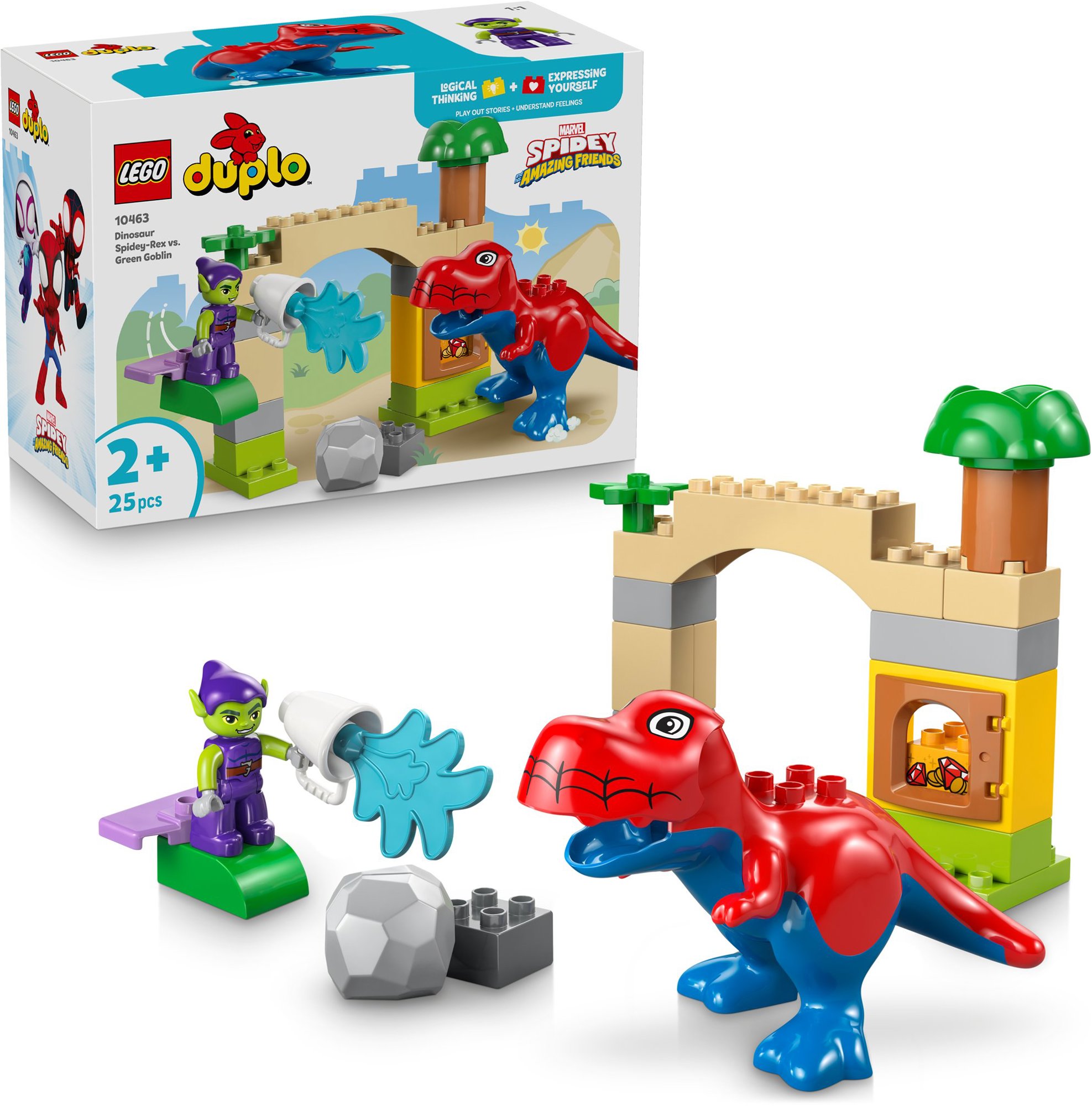 LEGO® DUPLO® | Disney 10463 Dinosaurus Spidey-Rex vs. Zelený Goblin