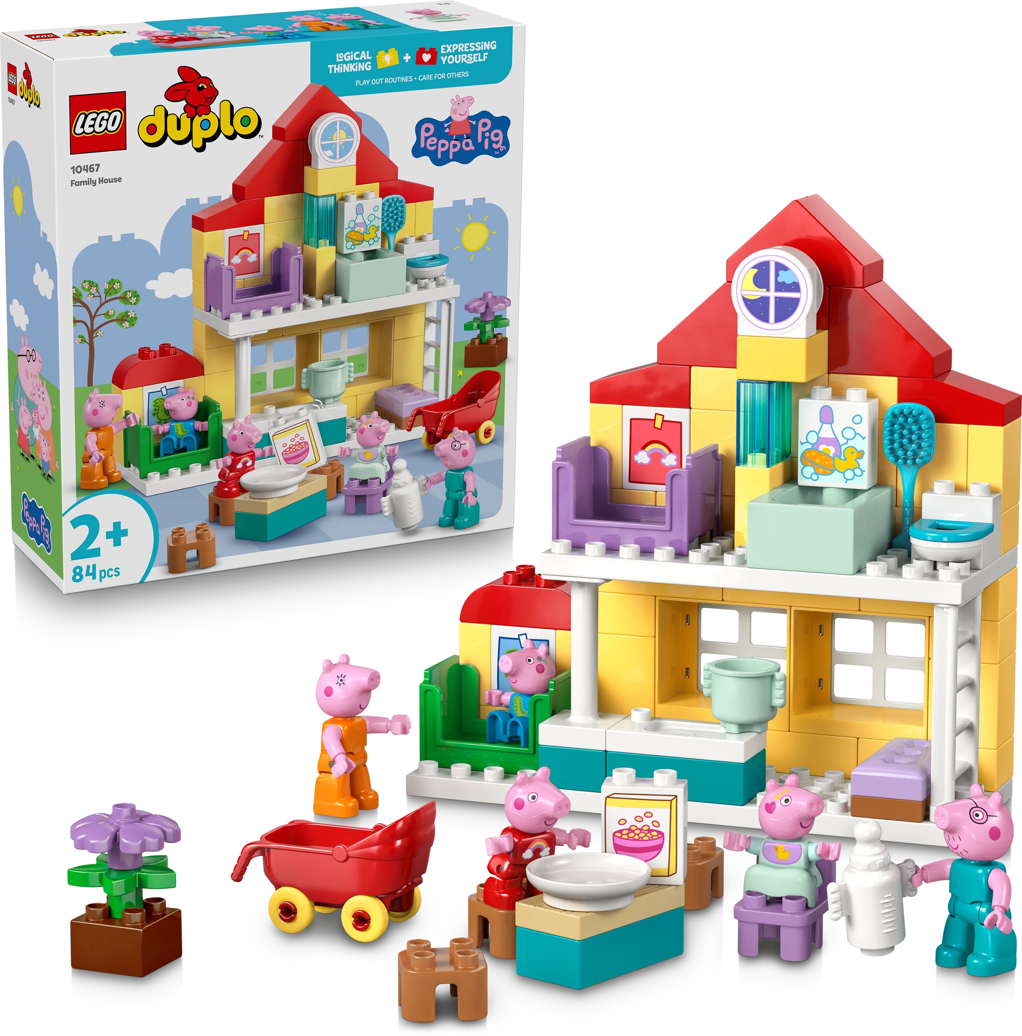 LEGO® DUPLO® Prasiatko Peppa 10467 Rodinný dom