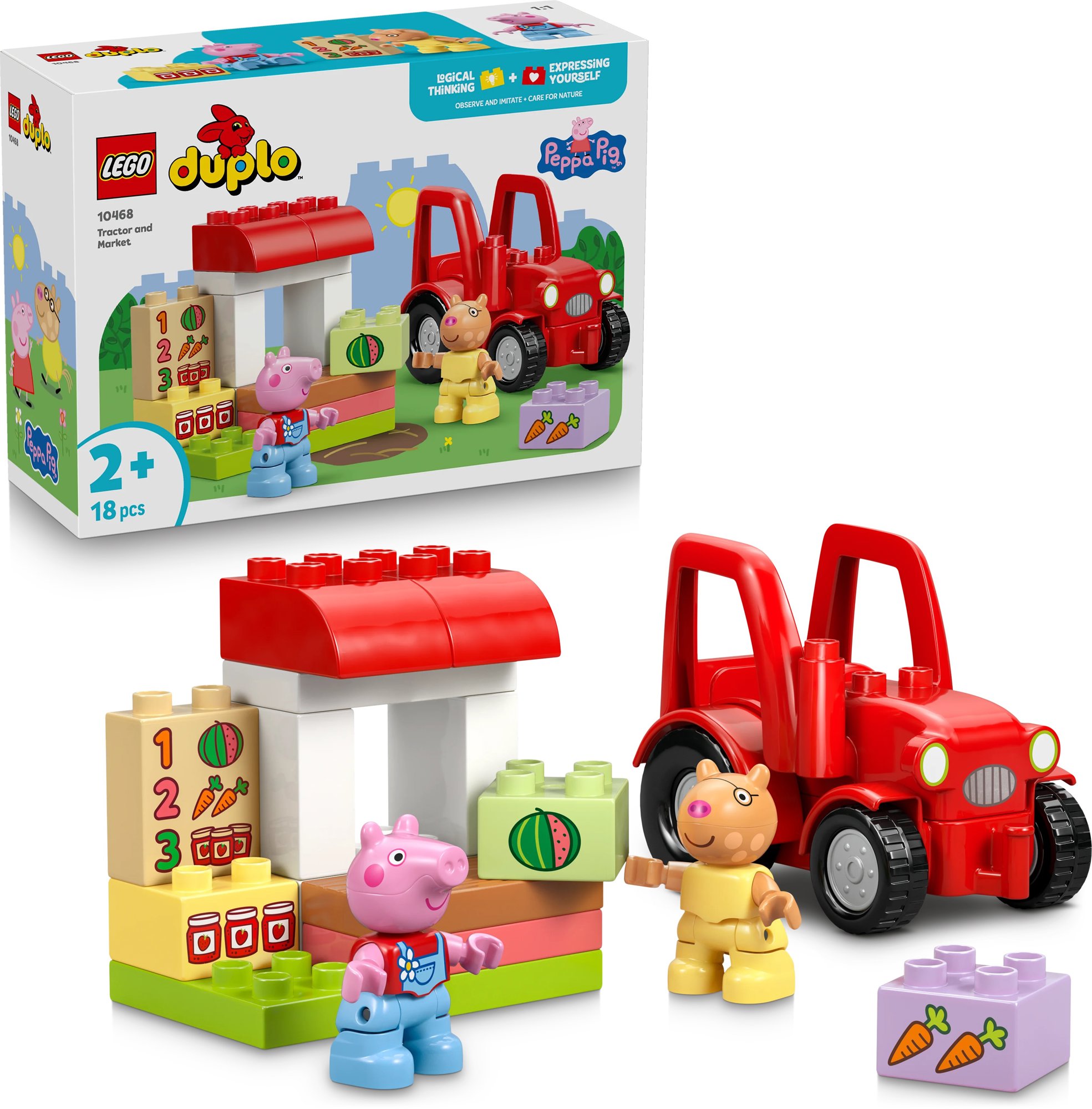 LEGO® DUPLO® 10468 Traktor a trh