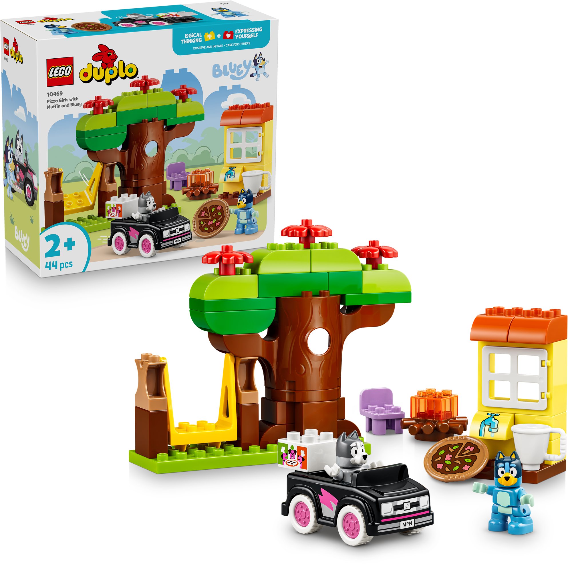 LEGO® DUPLO Bluey 10469 Muffin, Bluey a rozvoz pizze