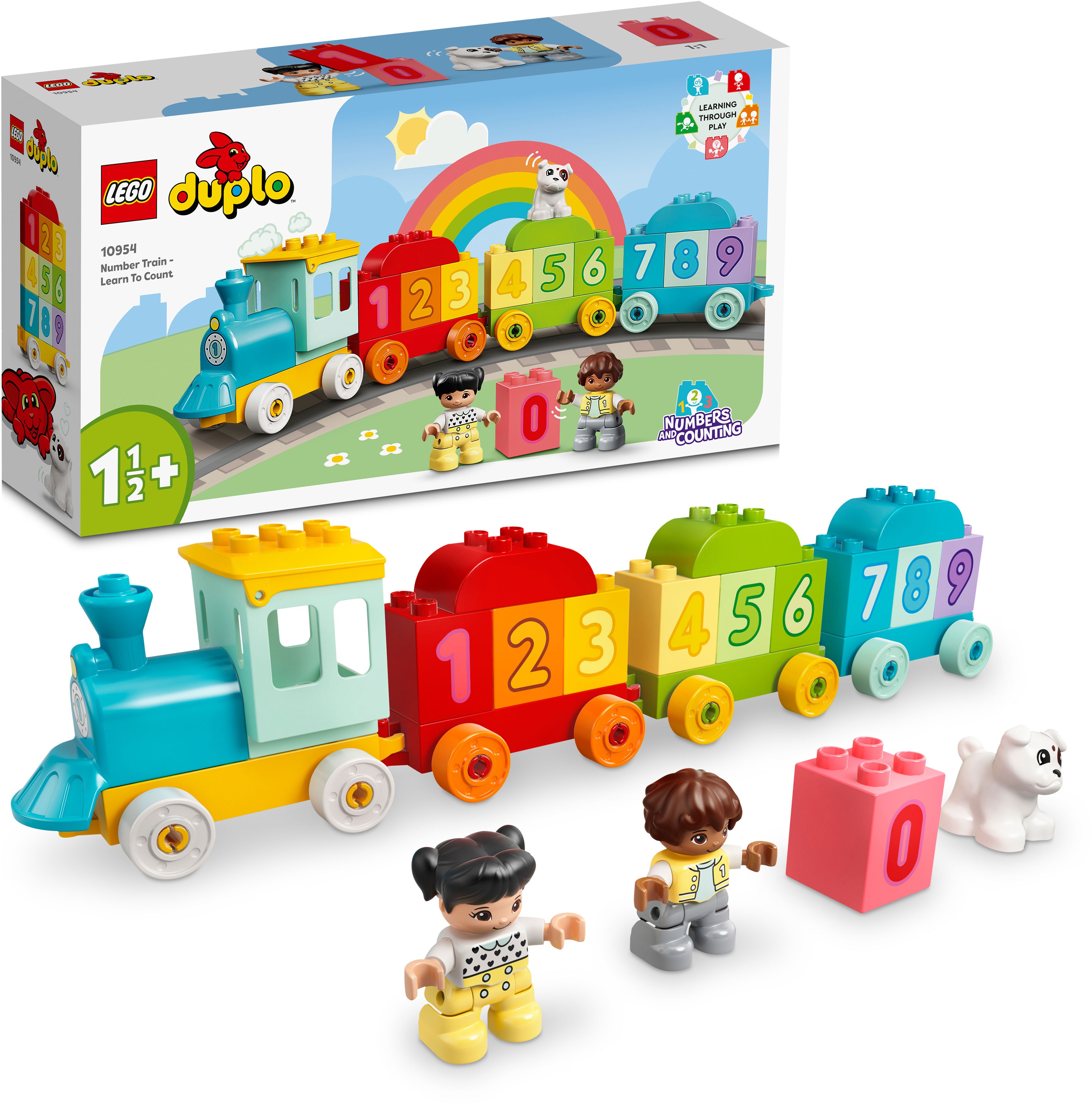 LEGO® DUPLO® 10954 Vláčik s číslami – Učíme sa počítať