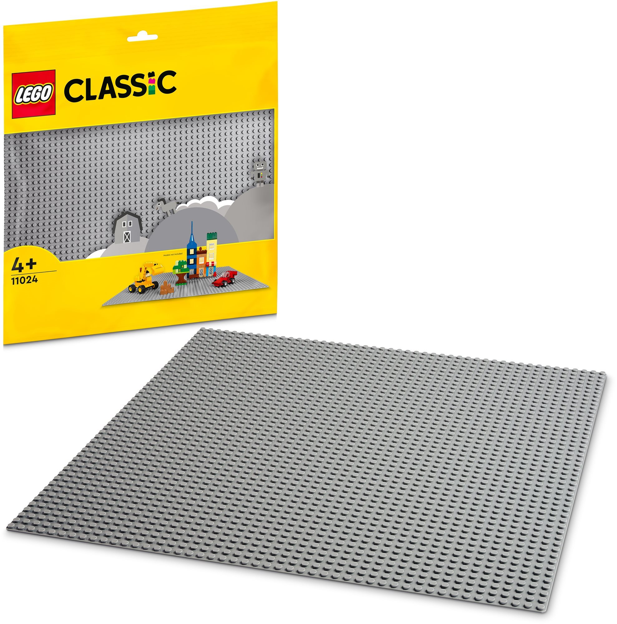 LEGO® Classic 11024 Sivá podložka na stavanie