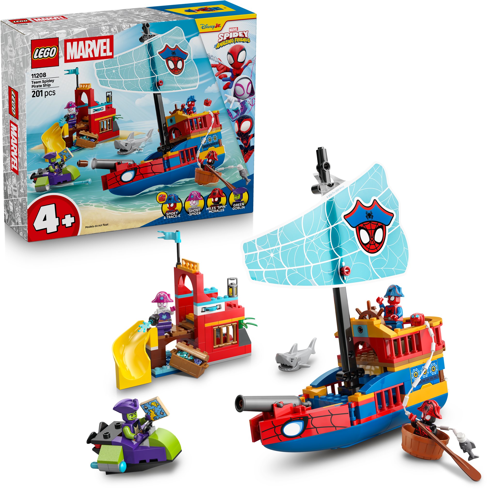 LEGO® Spidey 11208 Pirátska loď Spideyho tímu