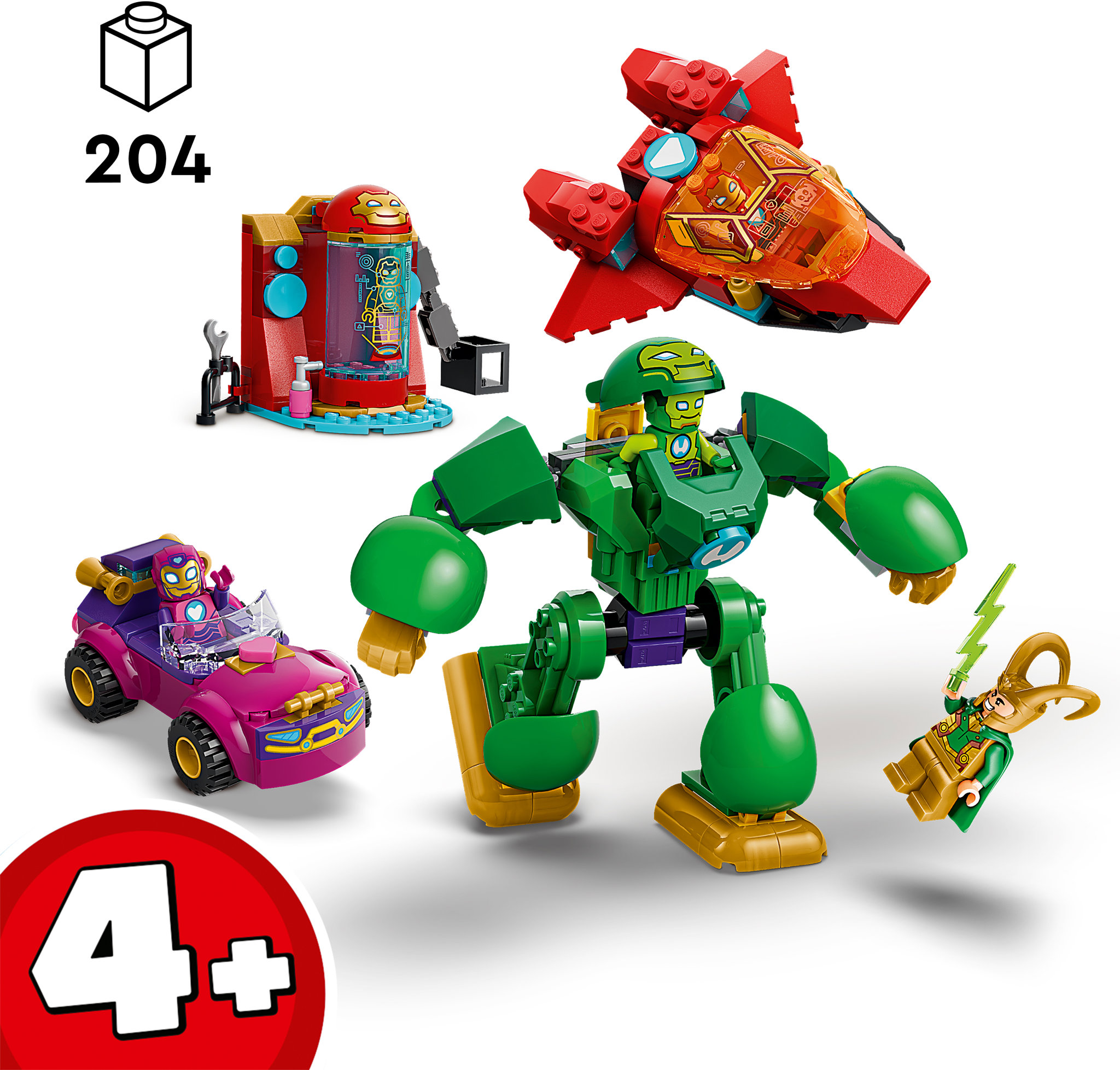 LEGO® ǀ Marvel 11211 Loki vs. tím Iron Mana