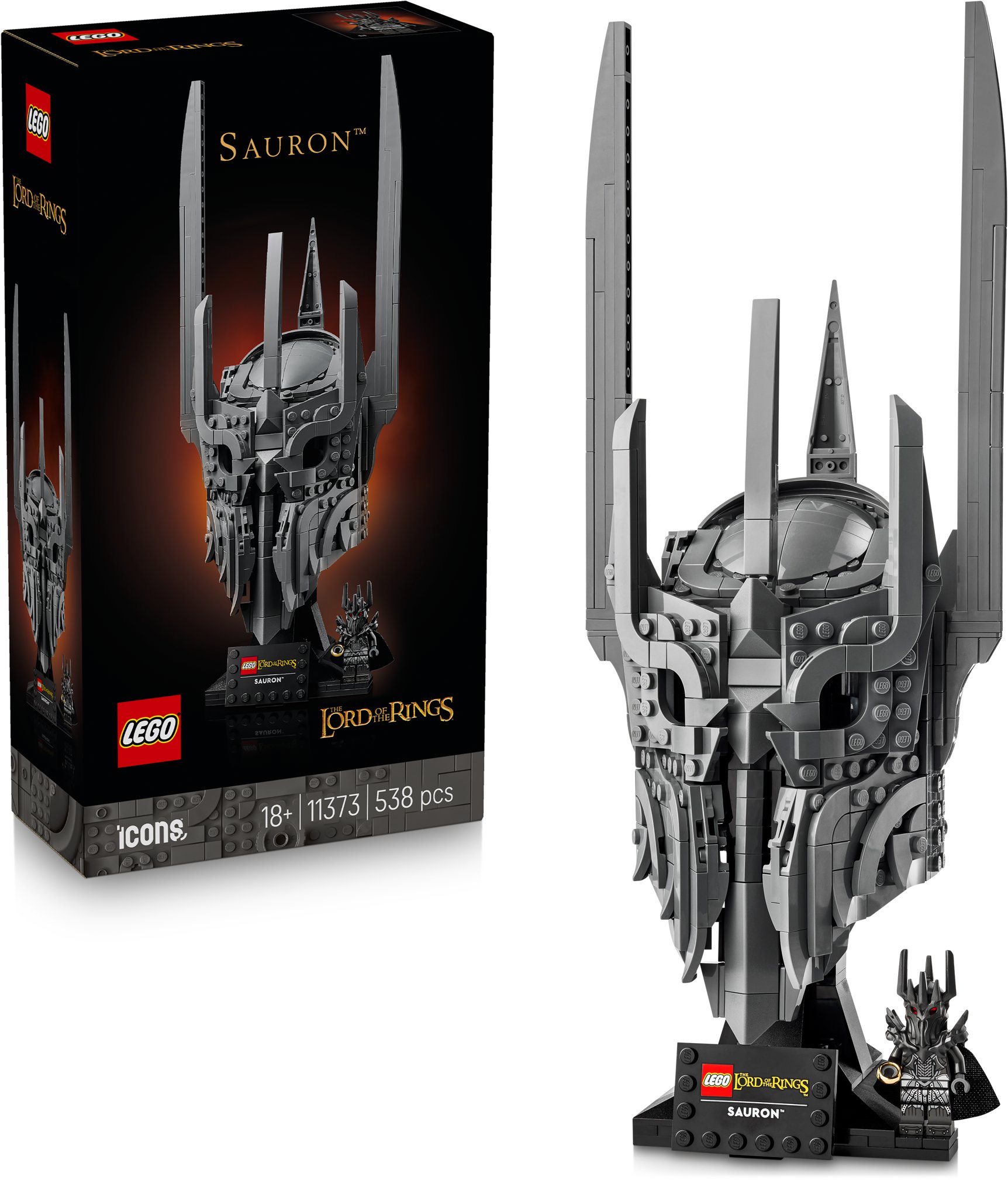 LEGO® Icons 11373 Pán prsteňov: Sauronova helma