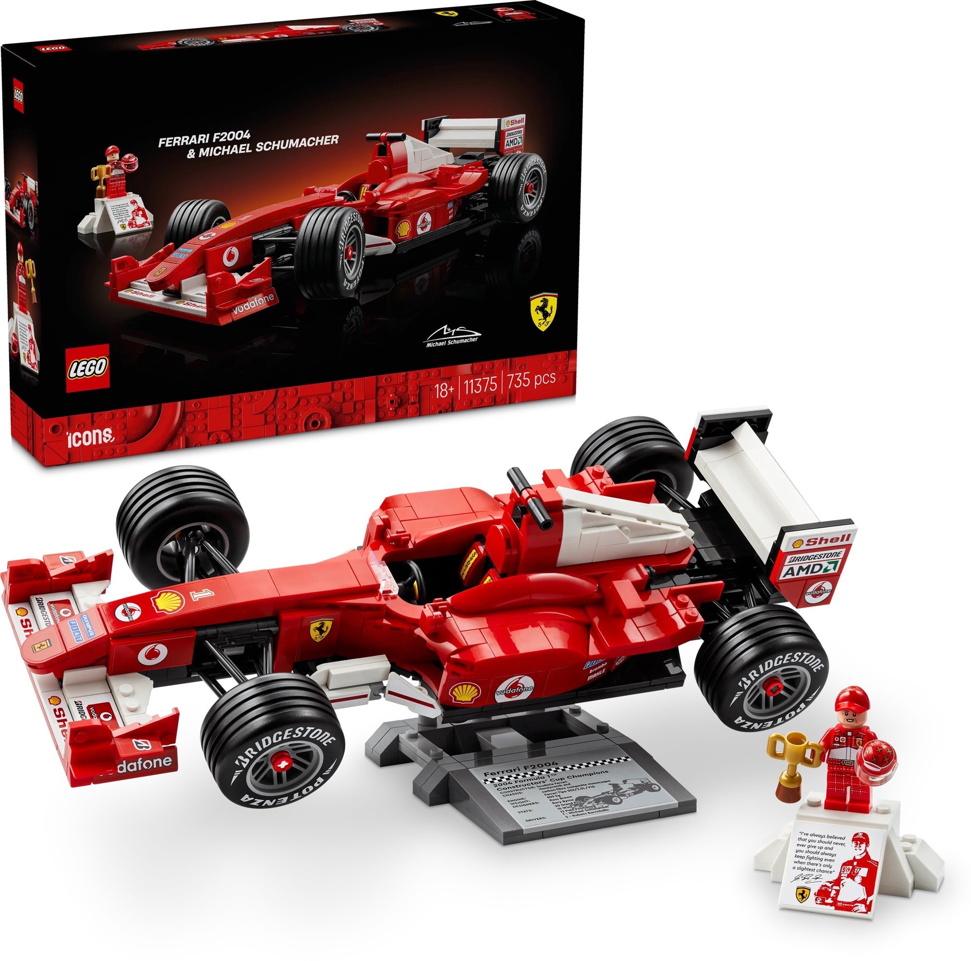 LEGO® Icons 11375 Ferrari F2004 a Michael Schumacher
