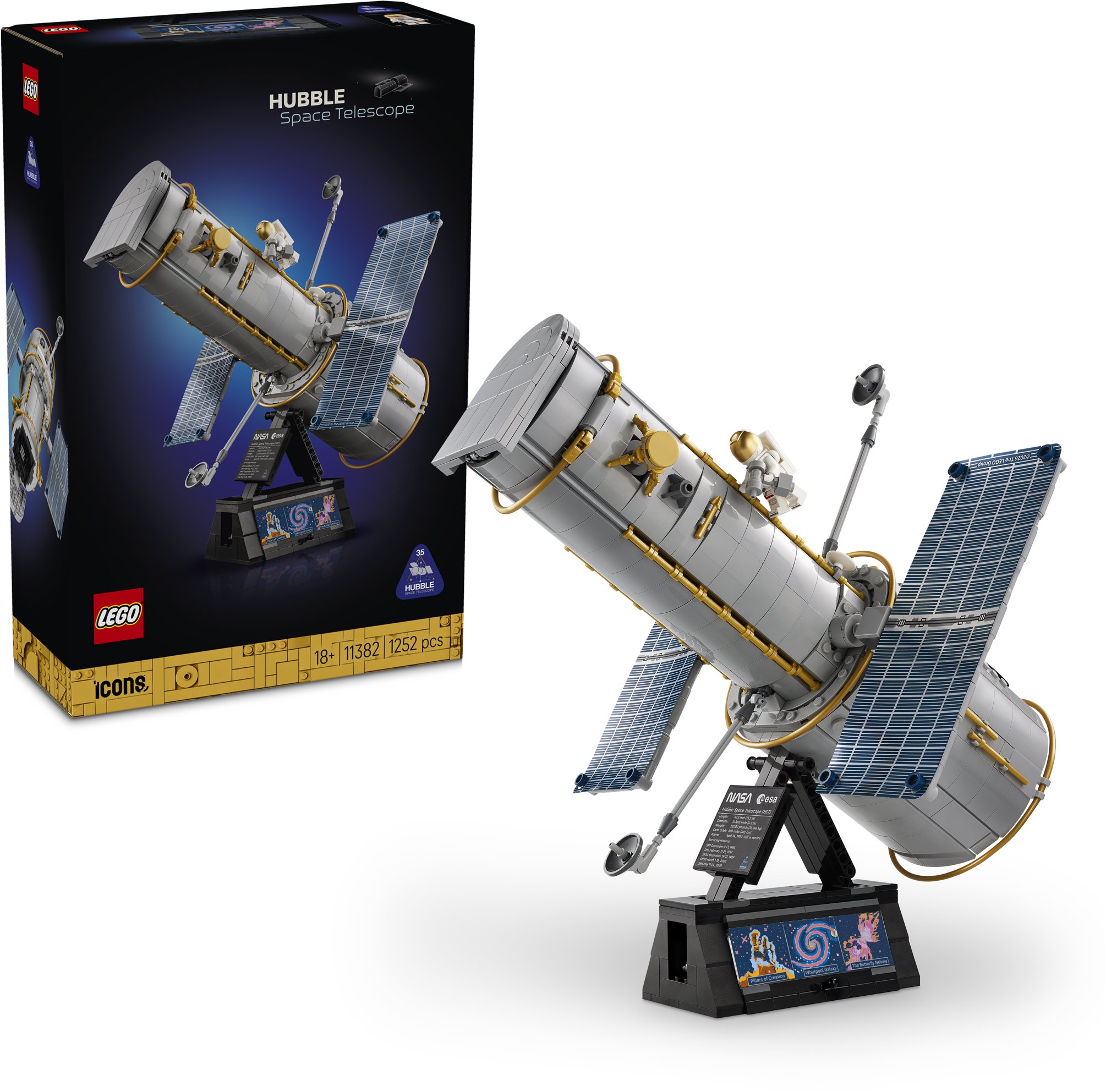 LEGO® Icons 11382 Hubblov vesmírny ďalekohľad