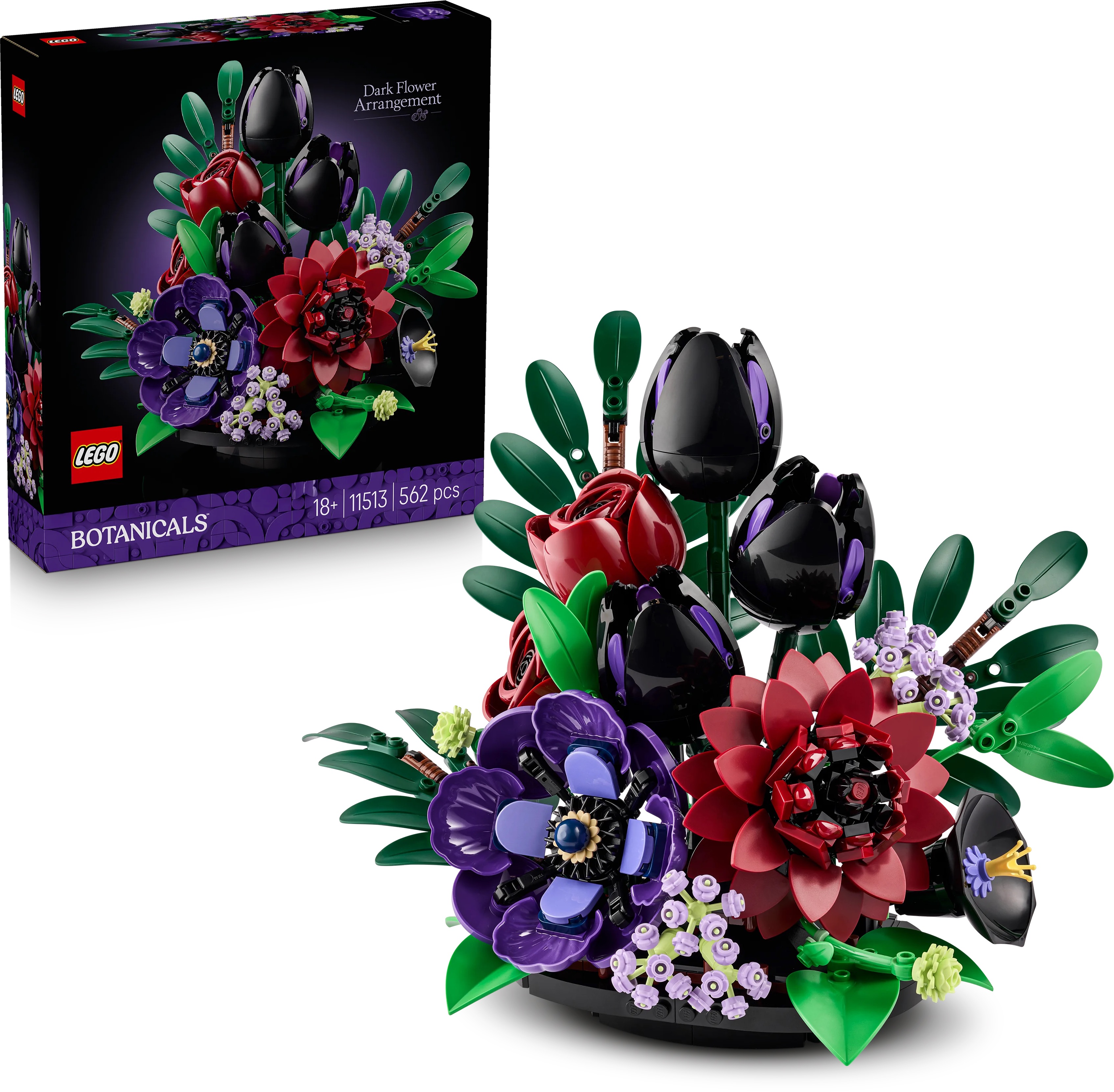 LEGO® Botanicals 11513 Temný kvetinový aranžmán