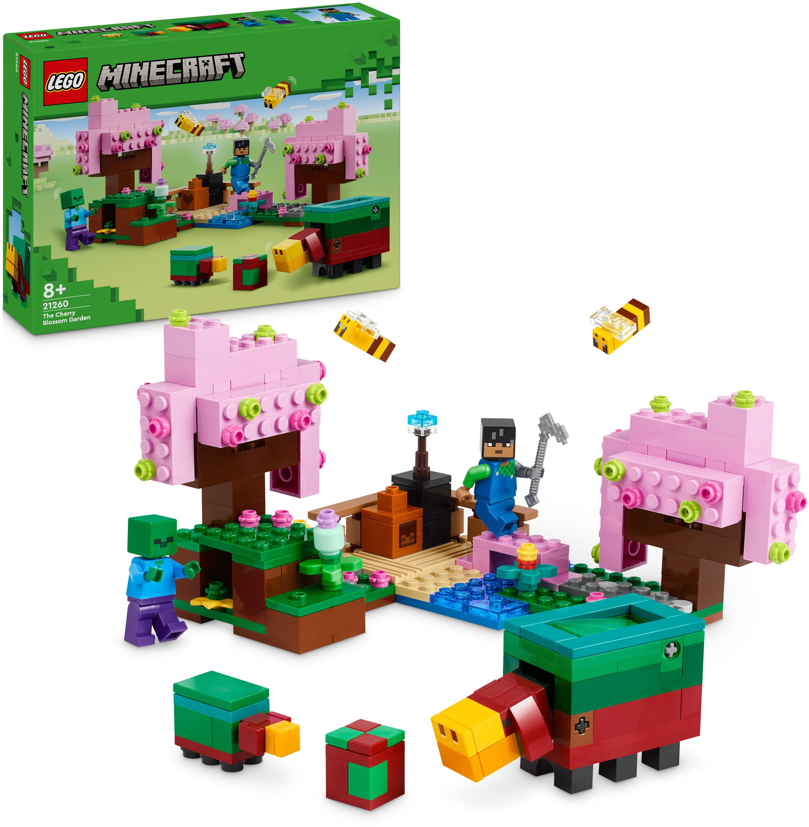 LEGO® Minecraft® 21260 Záhrada s rozkvitnutými čerešňami