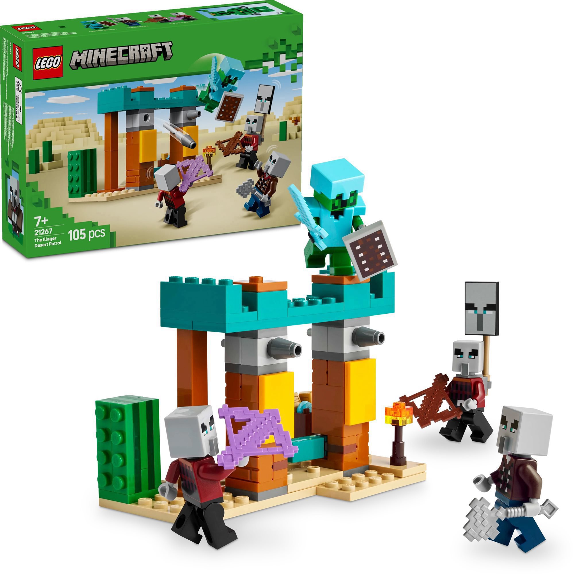 LEGO® Minecraft® 21267 Púštna hliadka záškodníkov