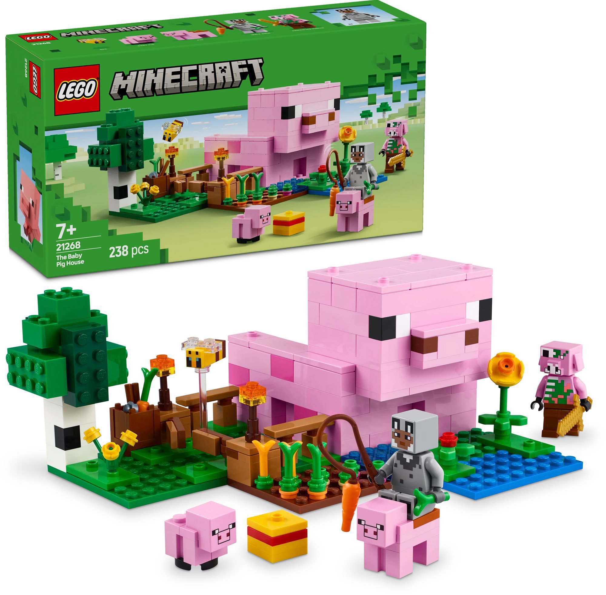 LEGO® Minecraft® 21268 Domček Prasiatka