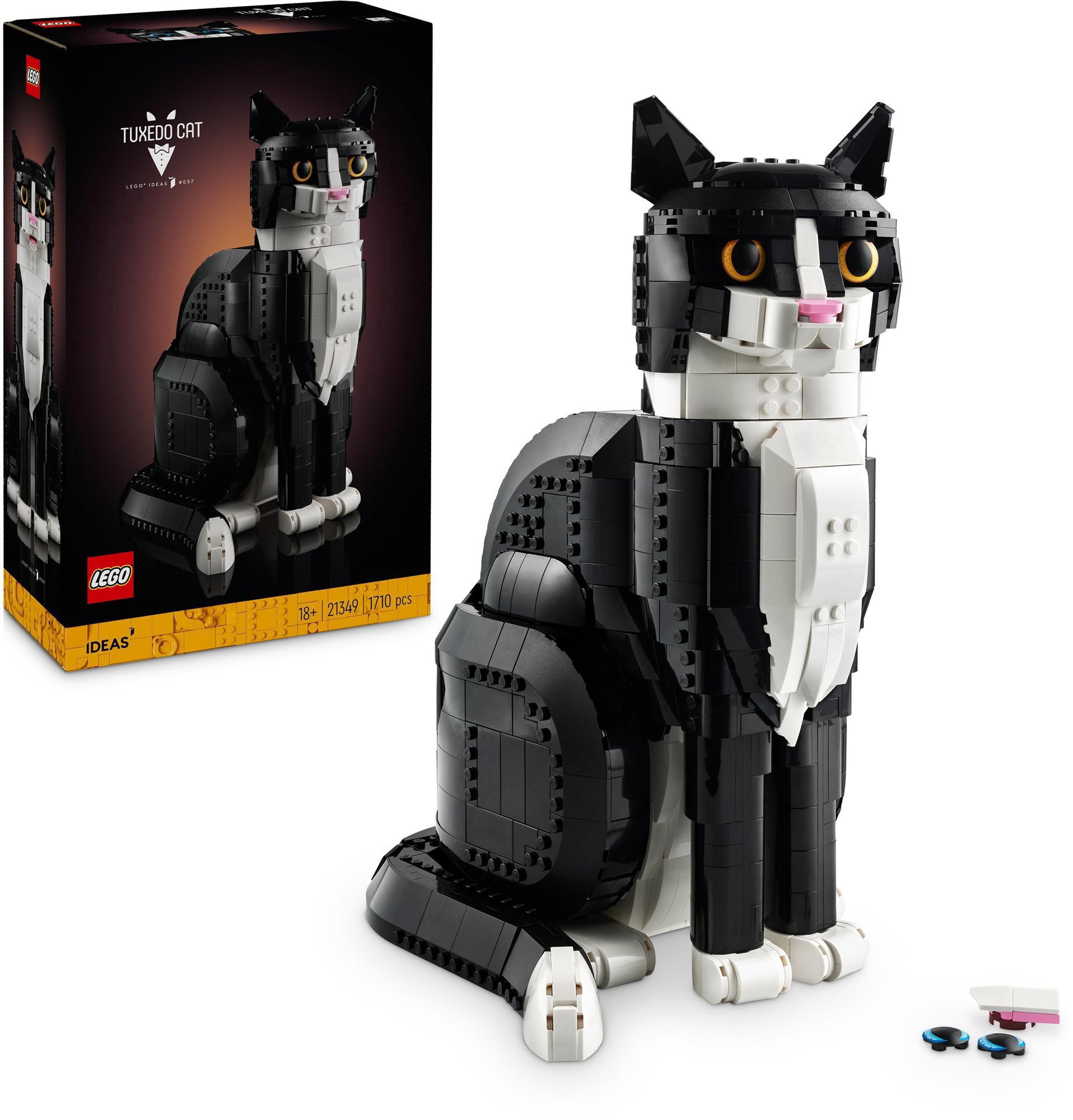 LEGO® Ideas 21349 Čiernobiela mačka