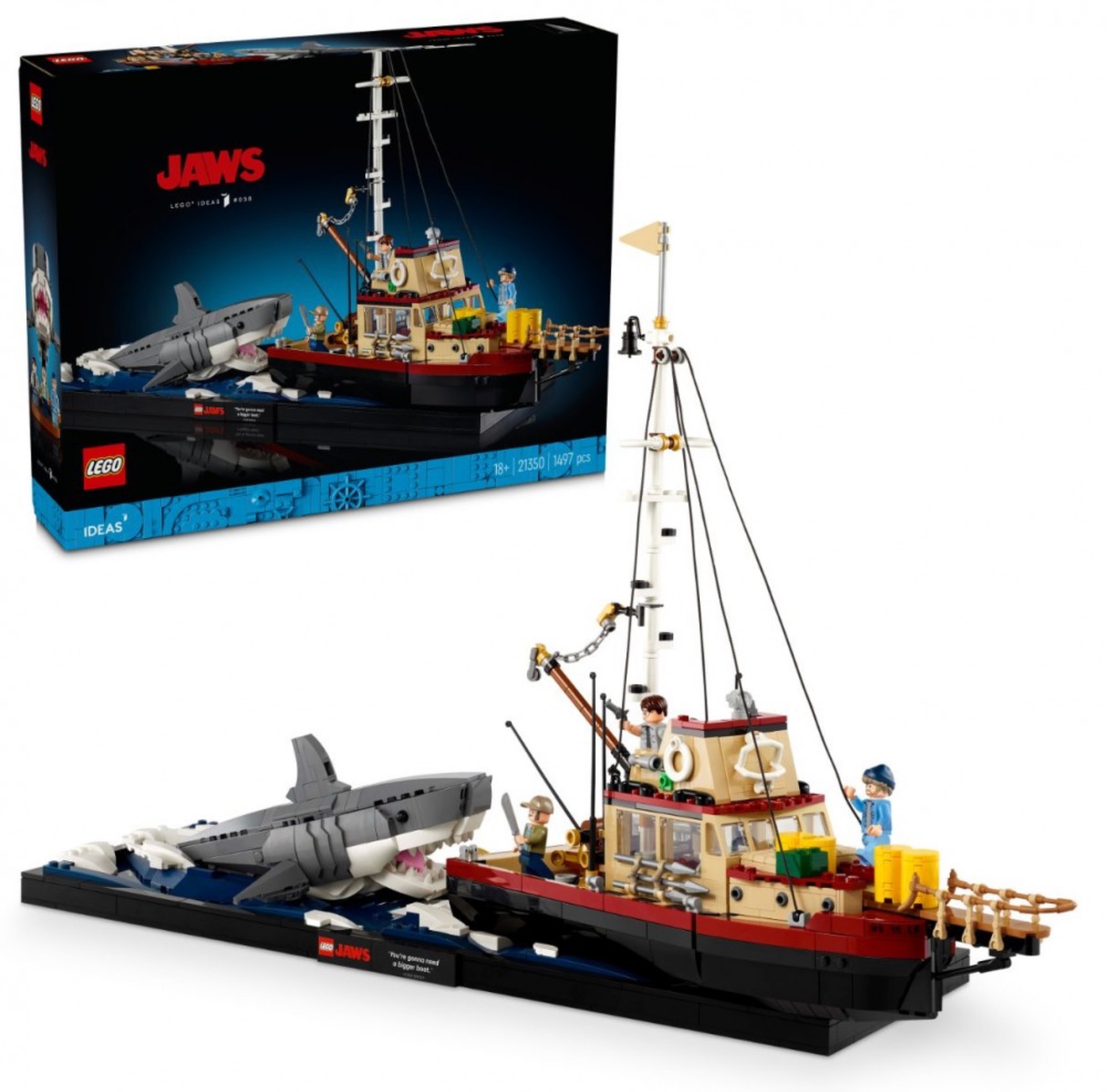 LEGO® Ideas 21350 Čeľuste