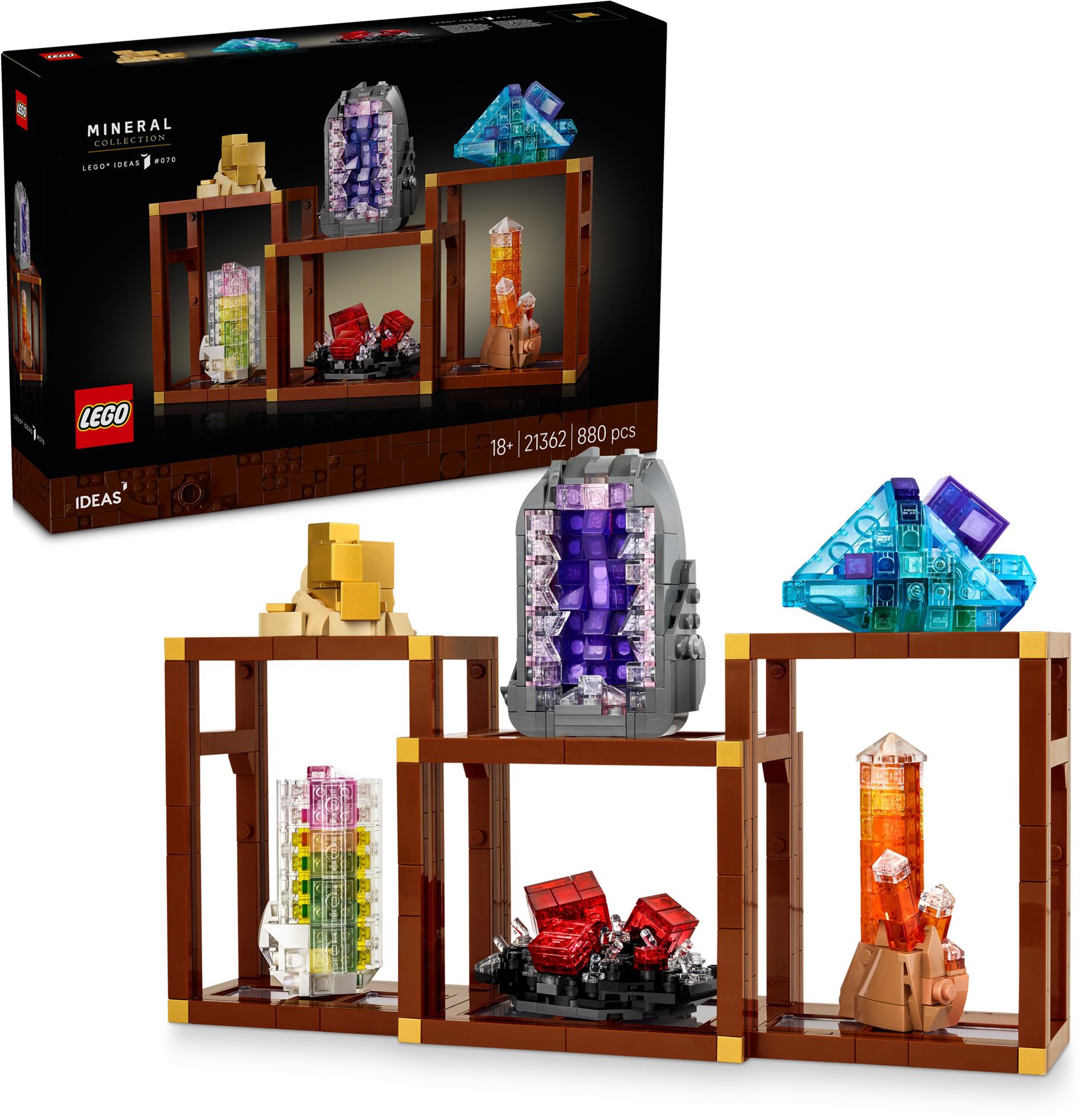 LEGO® Ideas 21362 Zbierka minerálov
