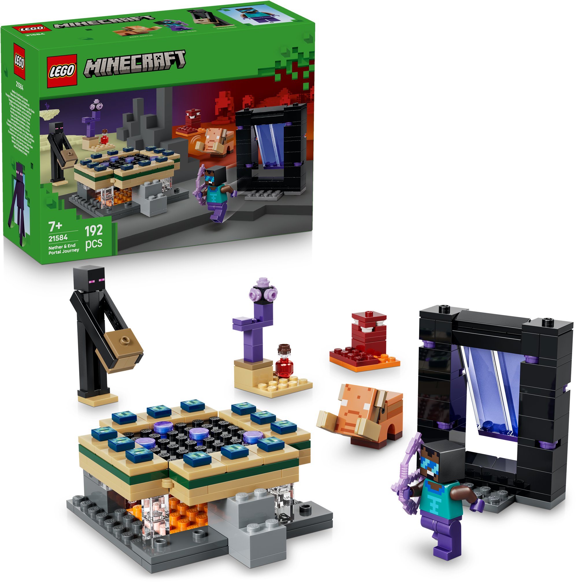 LEGO® Minecraft 21584 Cesta portálom do Netheru a Endu
