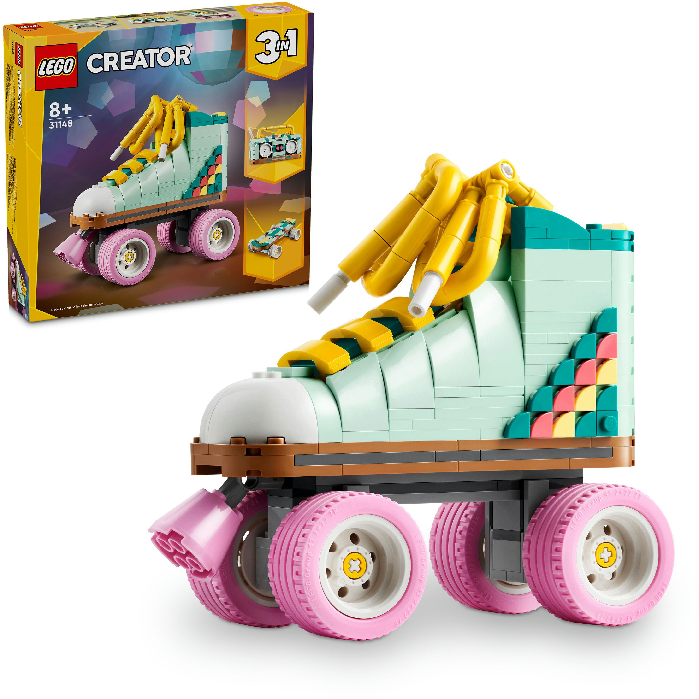LEGO® Creator 3 v 1 31148 Retro kolieskové korčule