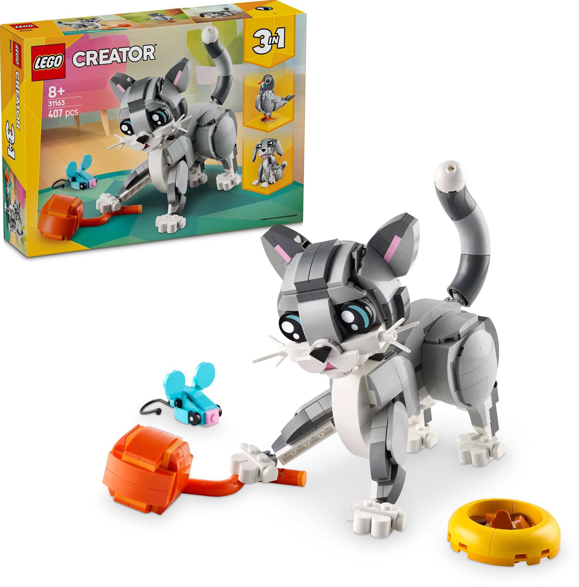 LEGO® Creator 3 v 1 31163 Hravá mačka