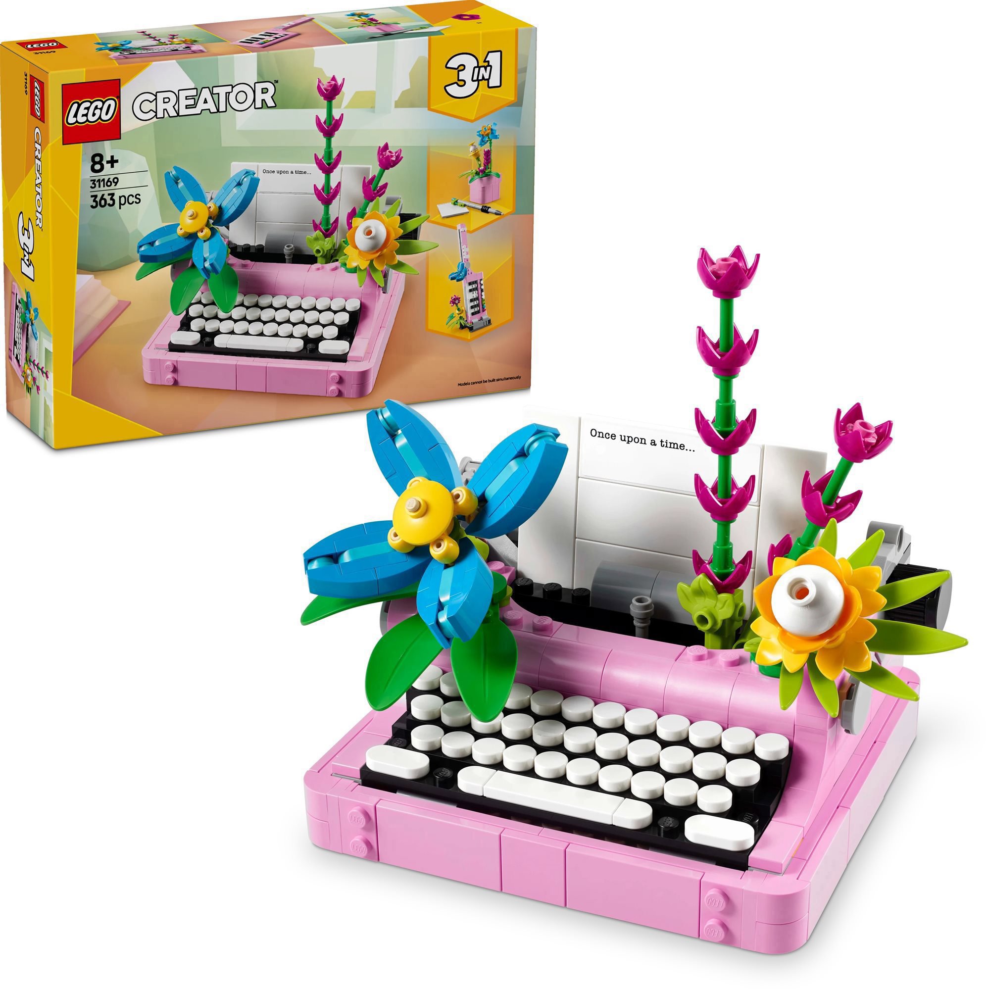 LEGO® Creator 3 v 1 31169 Písací stroj s kvetmi