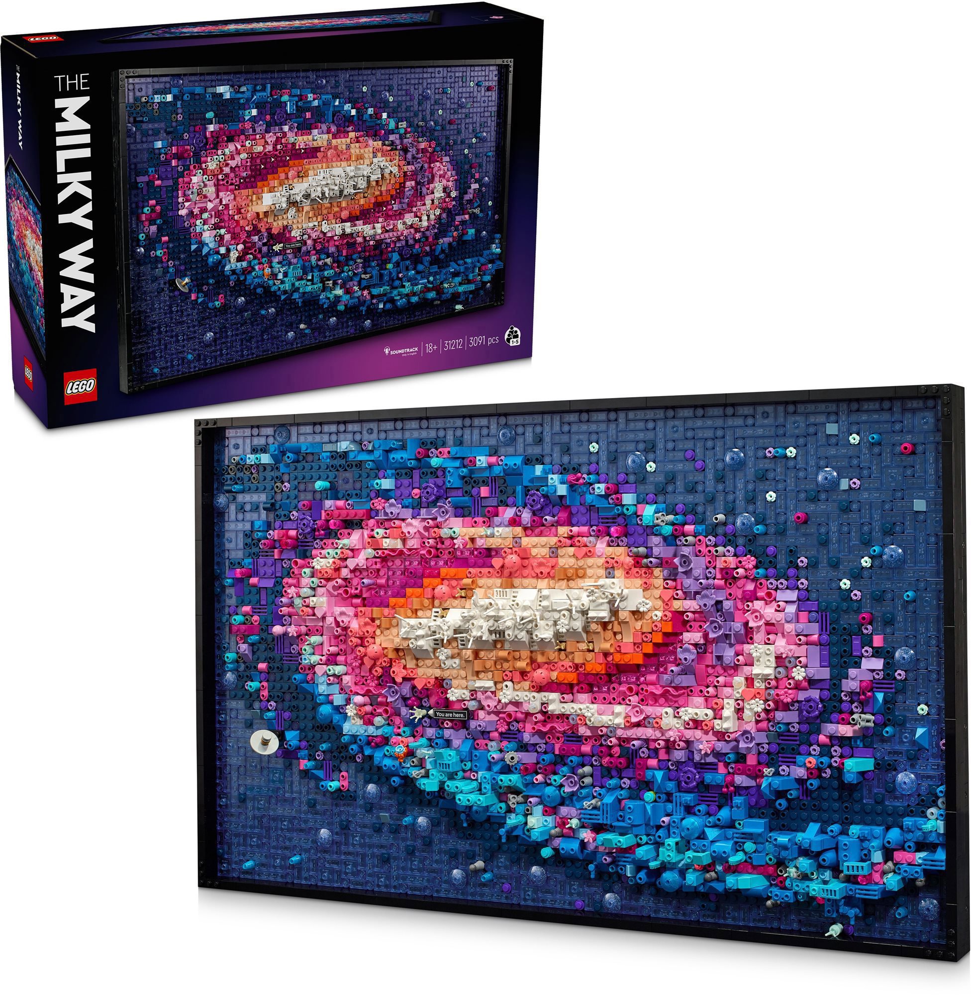 LEGO® Art 31212 Galaxia Mliečna dráha
