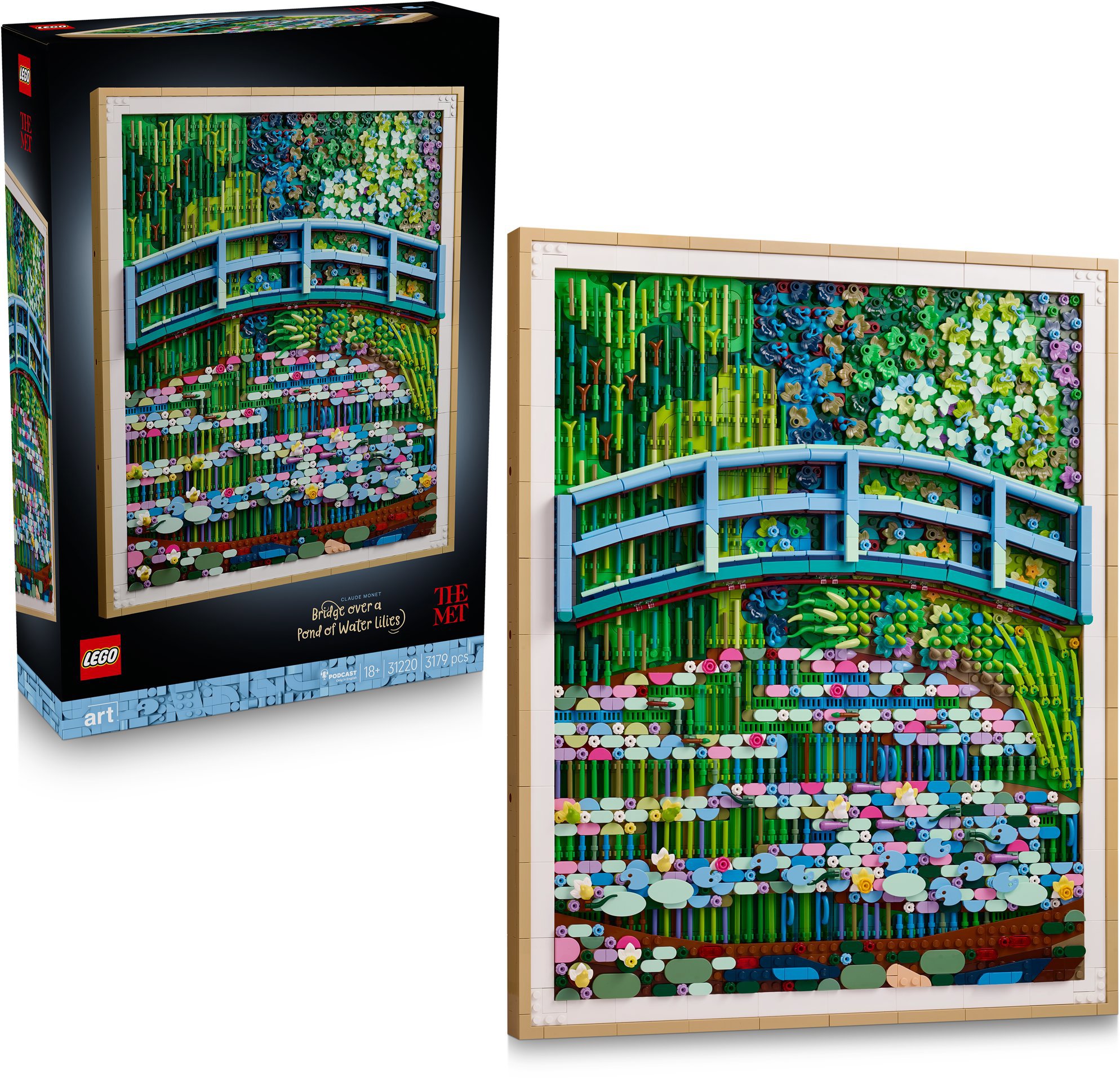 LEGO® ART 31220 Claude Monet – Most nad jazierkom s leknami