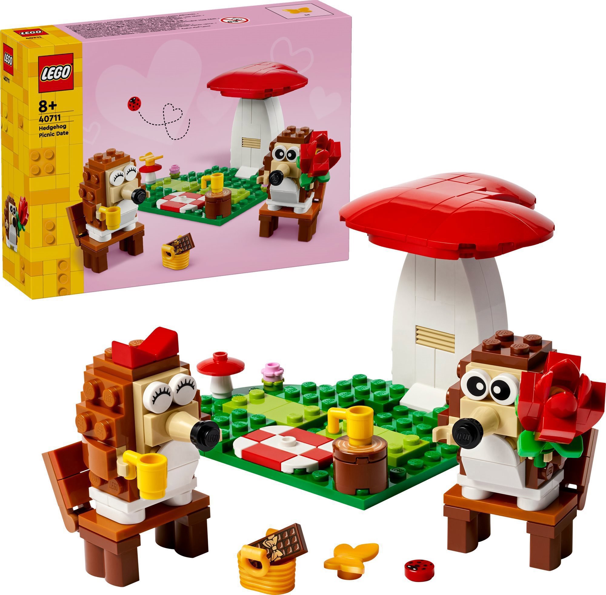 LEGO® Iconic 40711 Ježčie rande s piknikom