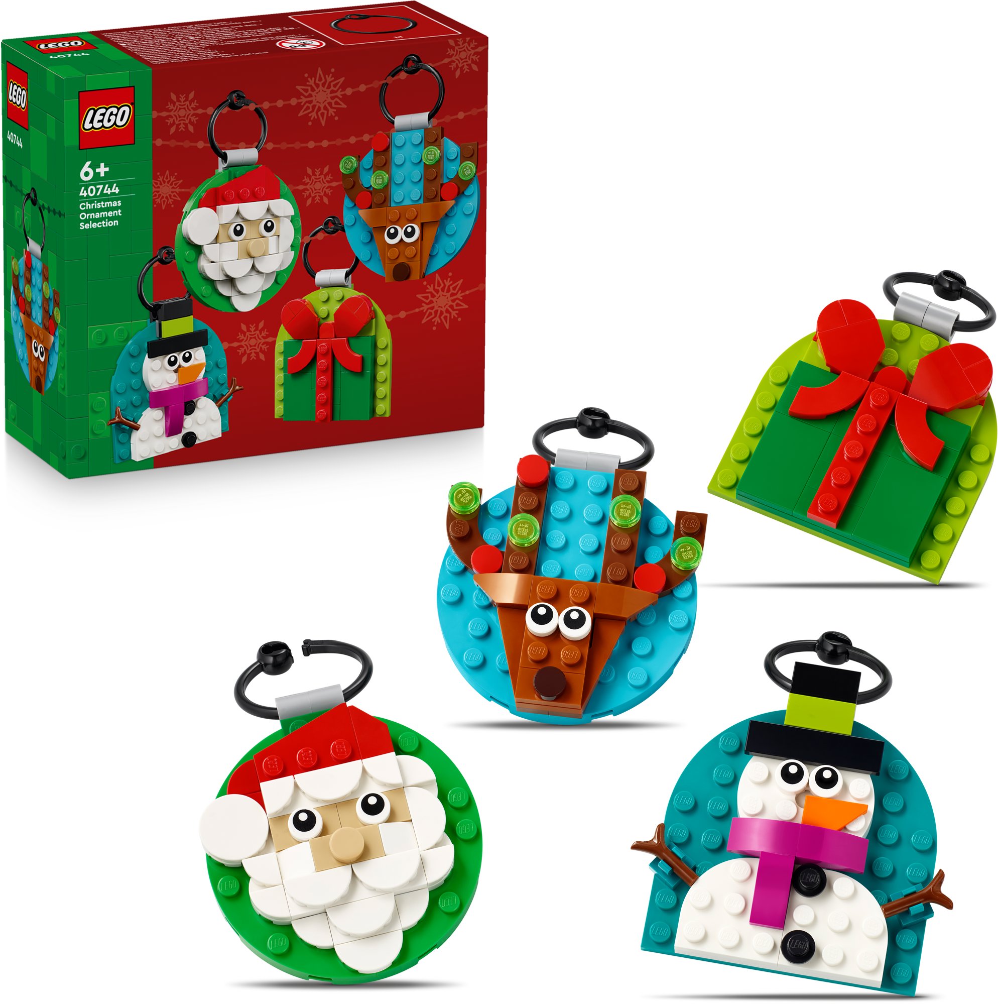 LEGO® Iconic 40744 Sada vianočných ozdôb