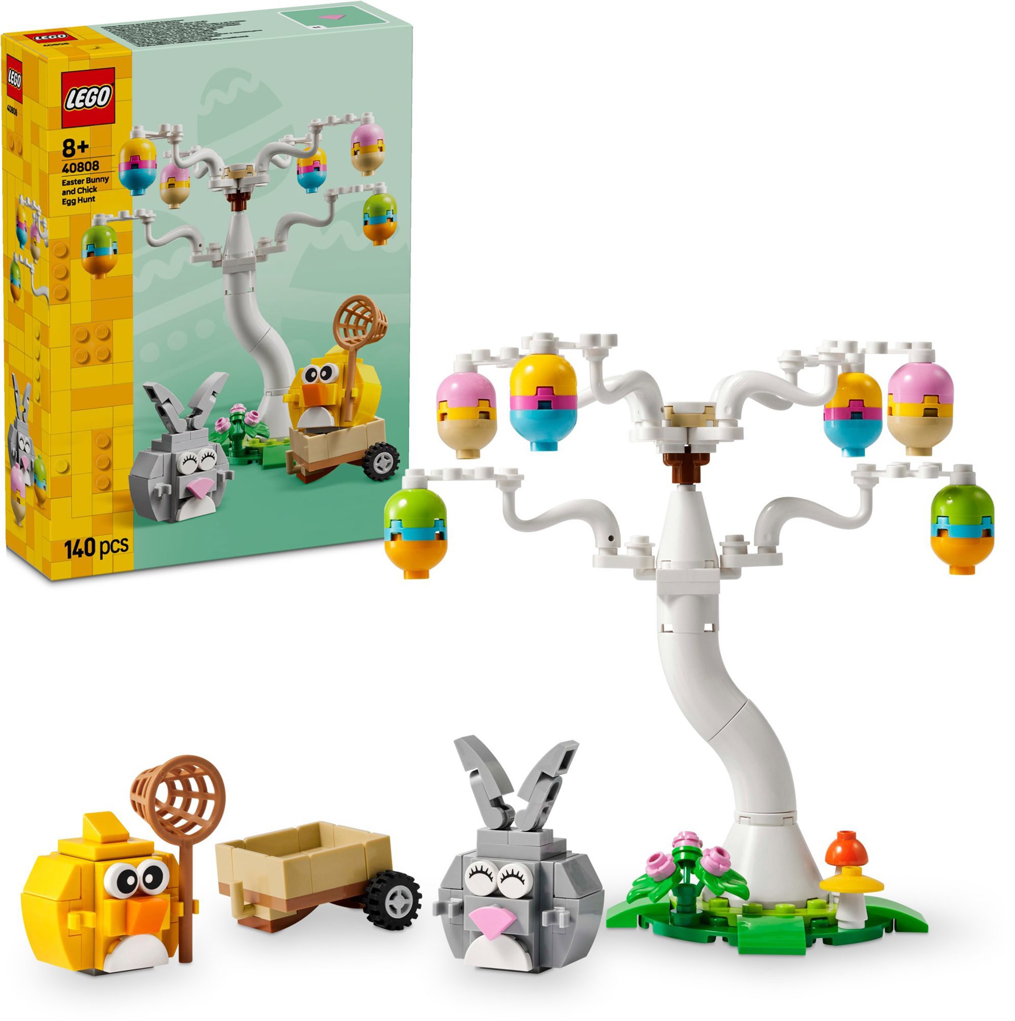 LEGO® Icons 40808 Veľkonočný zajačik a zbieranie vajíčok