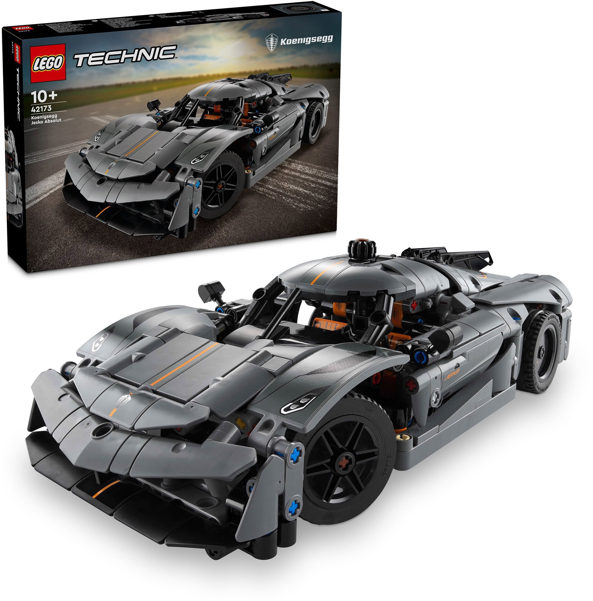 LEGO® Technic 42173 Sivé hyperauto Koenigsegg Jesko Absolut