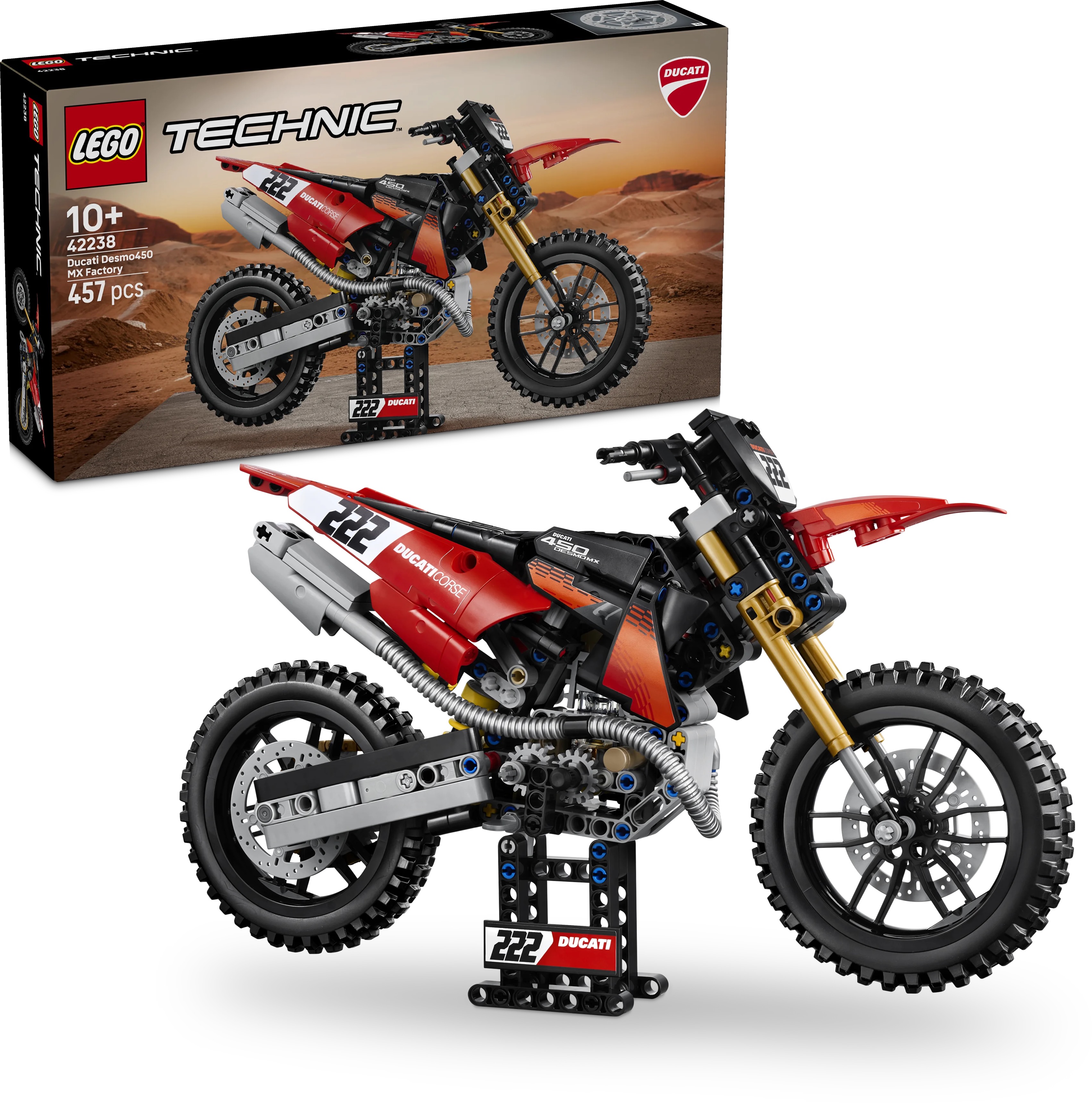 LEGO® Technic 42238 Motorka Ducati Desmo450 MX Factory