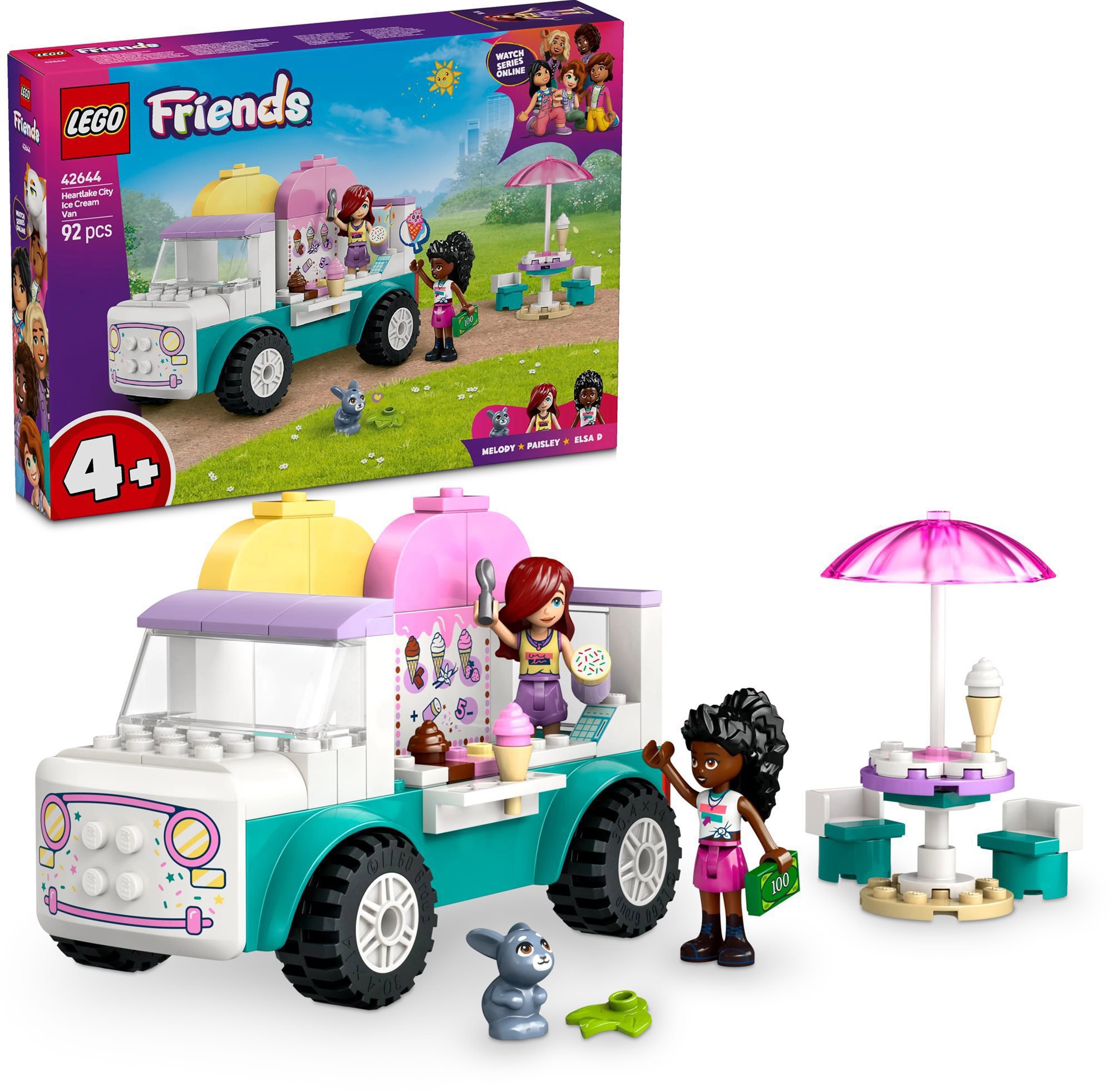 LEGO® Friends 42644 Zmrzlinárske auto v mestečku Heartlake