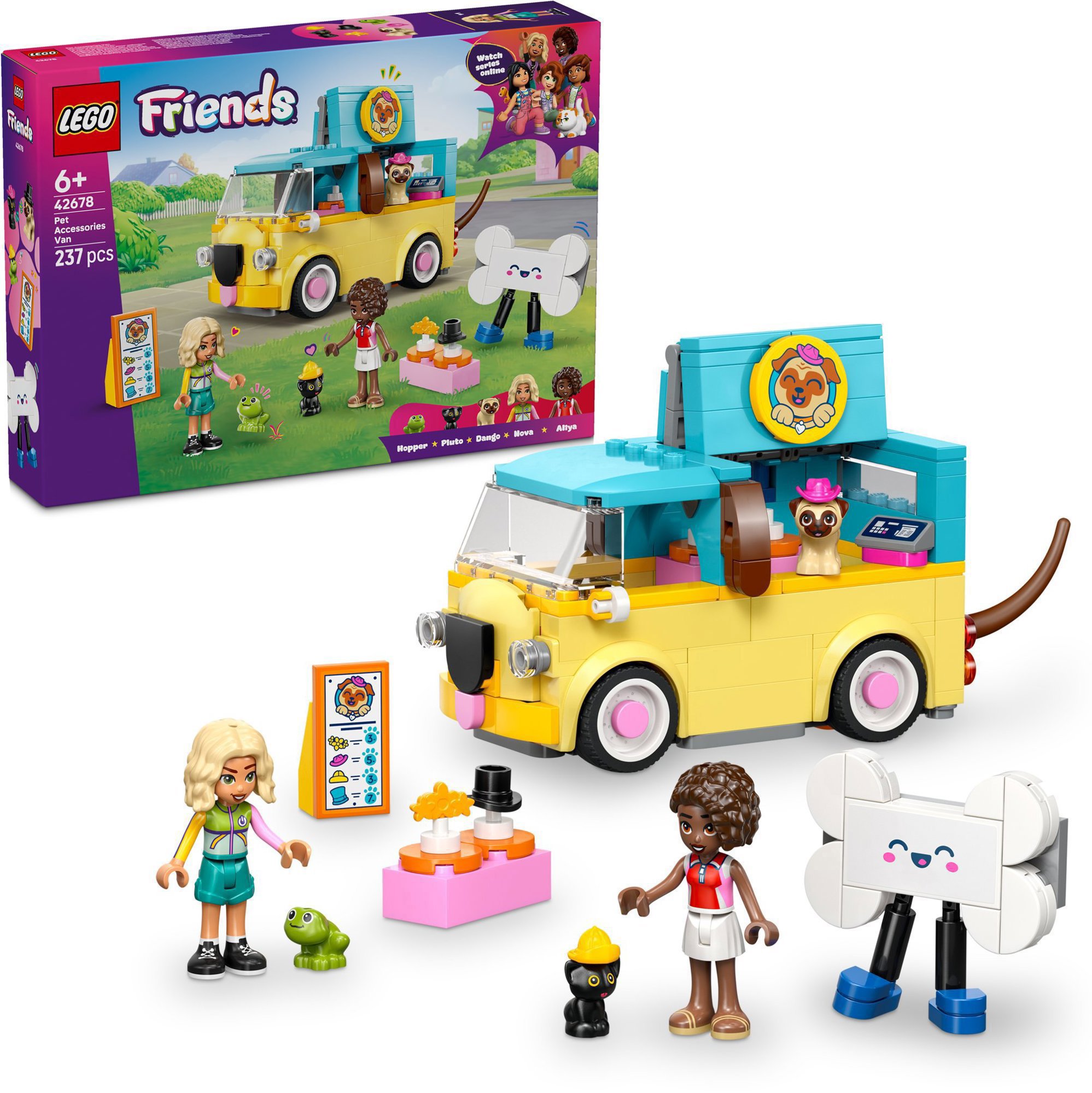 LEGO® Friends 42678 Dodávka s doplnkami pre maznáčikov
