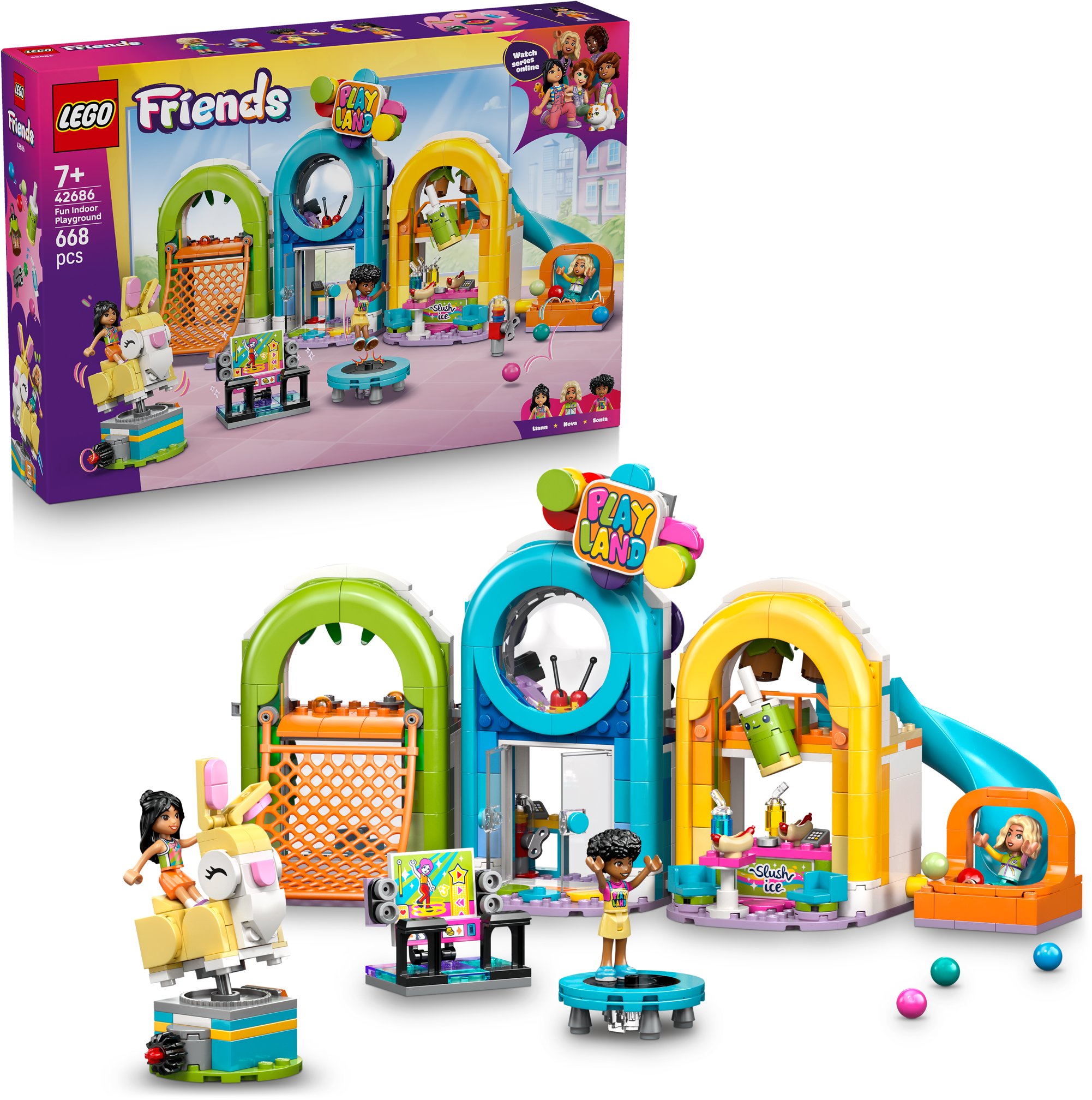 LEGO® Friends 42686 Zábavné interiérové ihrisko