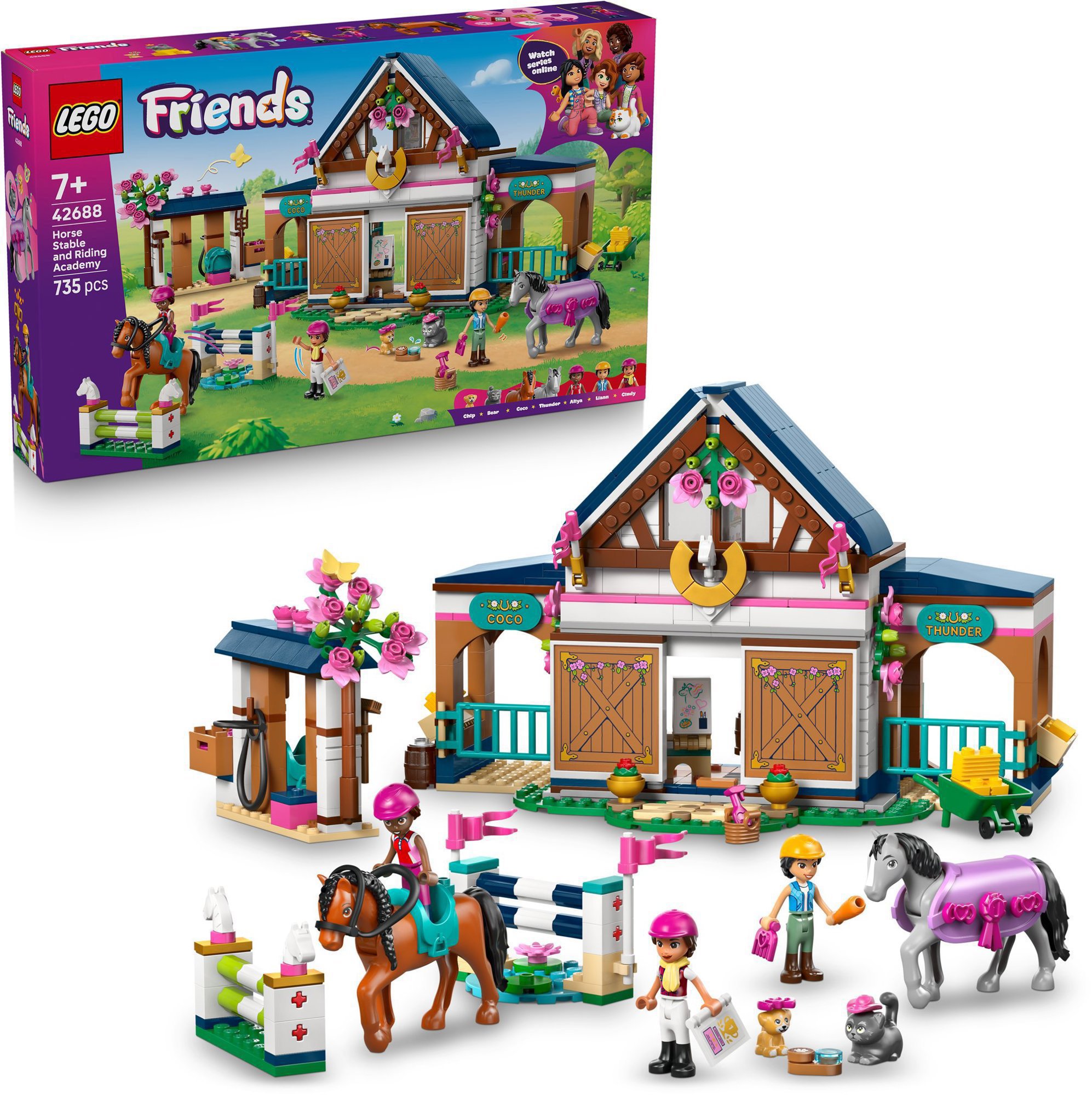 LEGO® Friends 42688 Konská stajňa a jazdecká akadémia