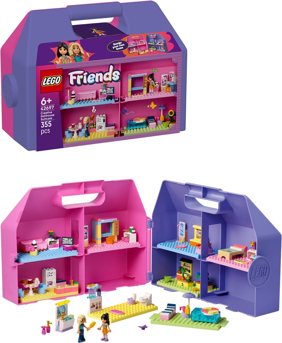 LEGO® Friends 42697 Kreatívny kufrík s domčekom pre bábiky
