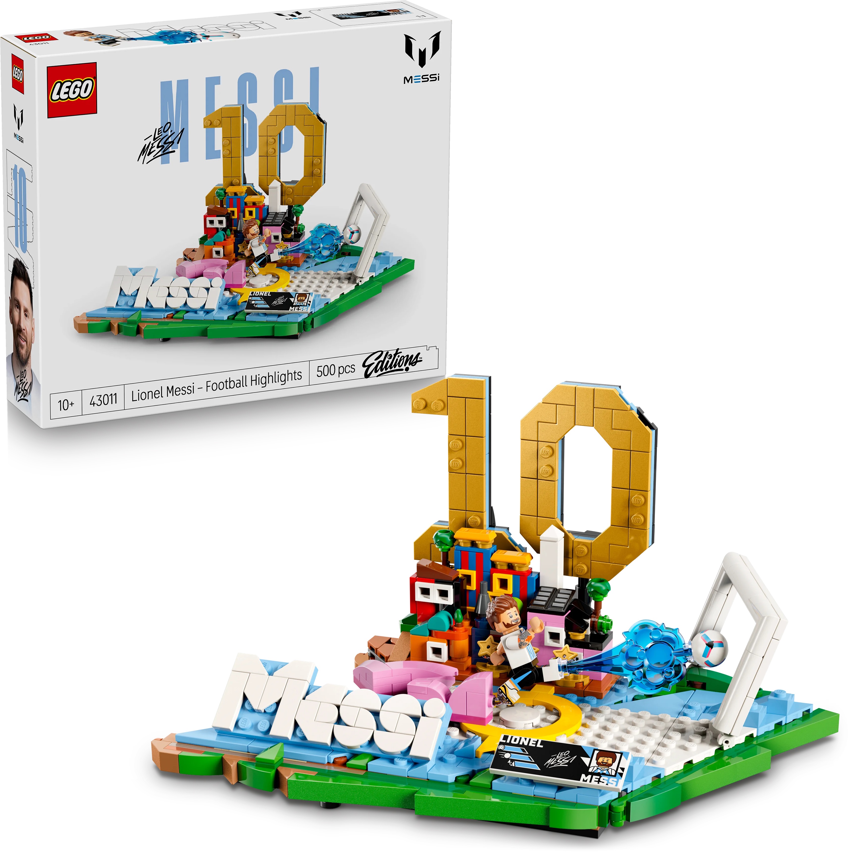 LEGO® Editions 43011 Lionel Messi – Hviezdne okamihy futbalu