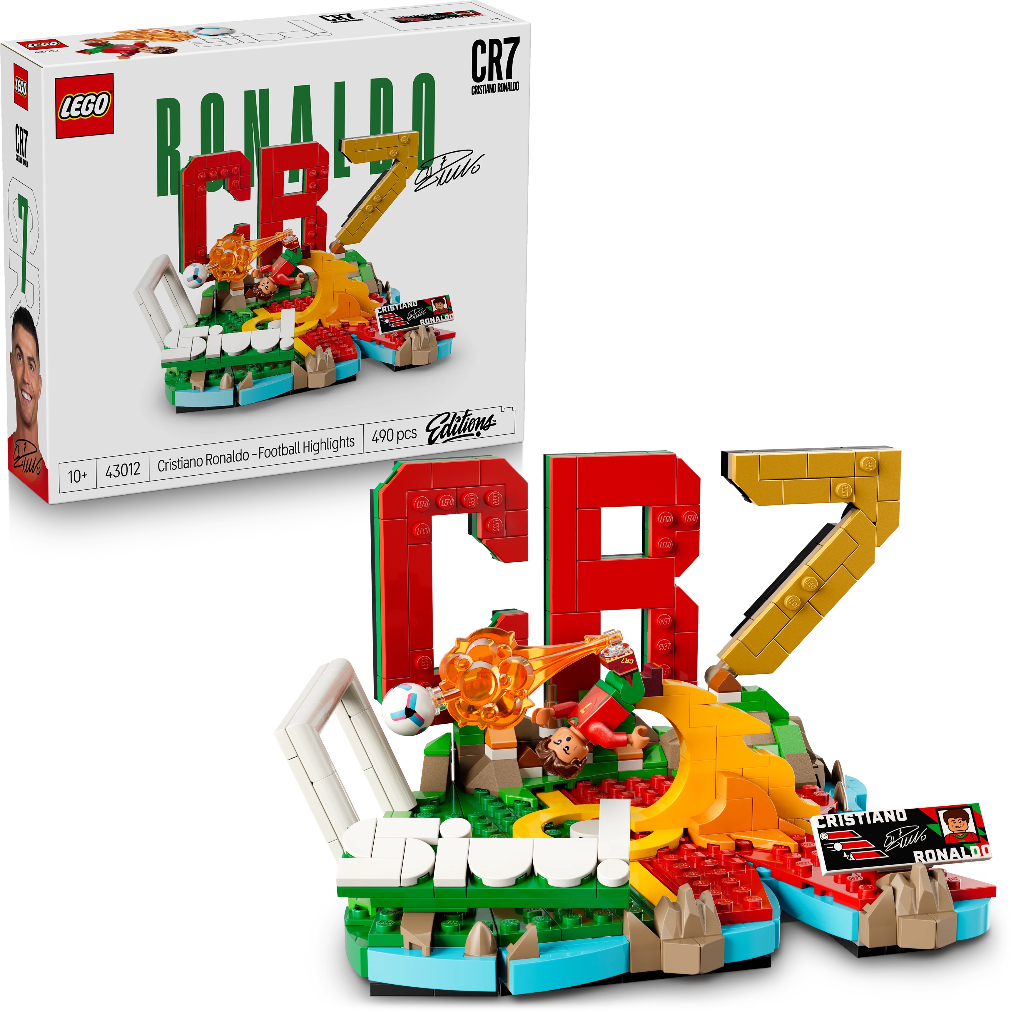 LEGO® Editions 43012 Cristiano Ronaldo – Hviezdne okamihy futbalu