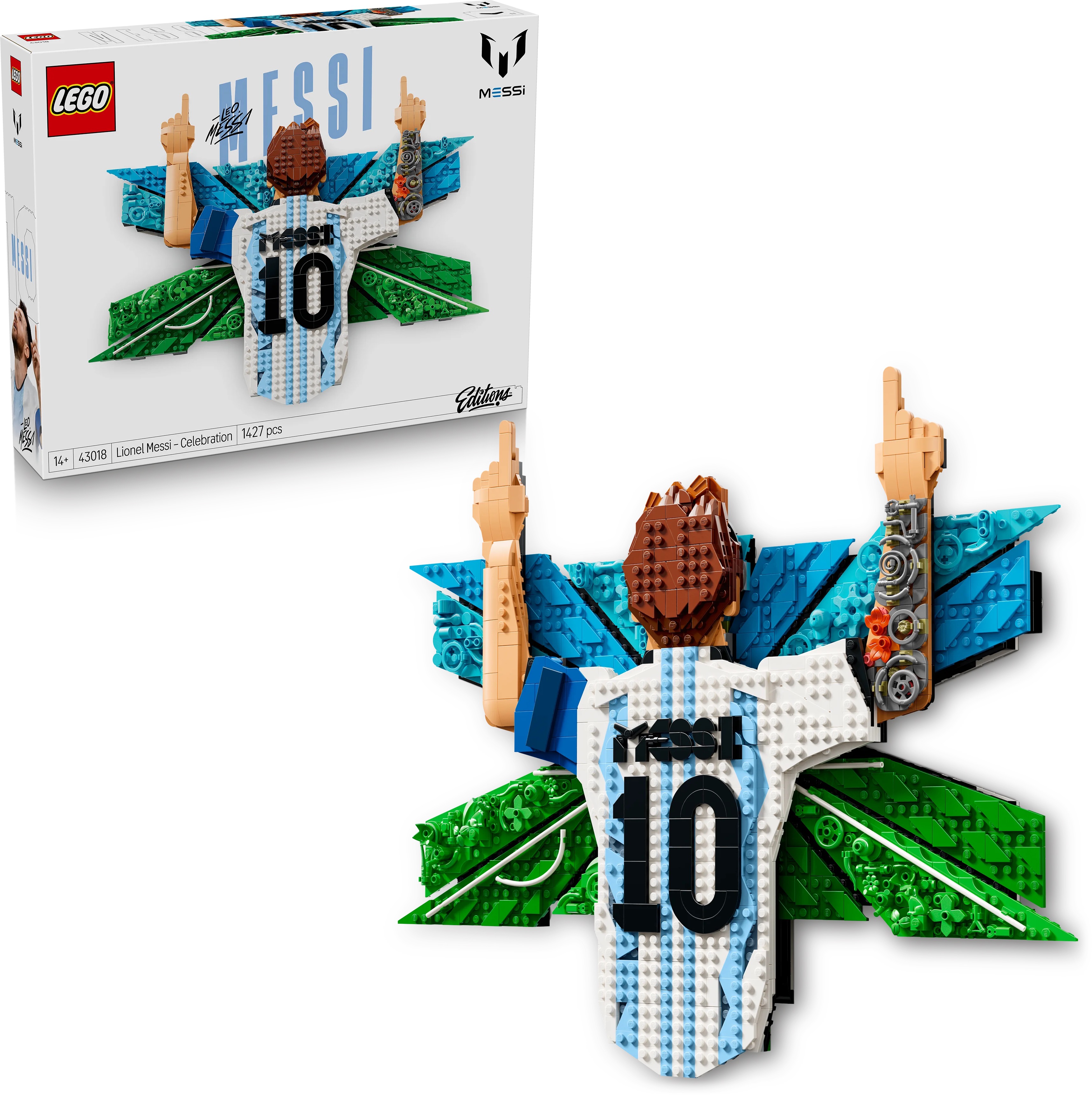 LEGO® Editions 43018 Lionel Messi – Okamih víťazstva