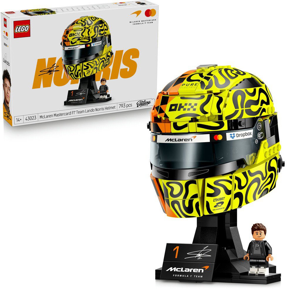LEGO® Editions 43023 Prilba Lando Norris z tímu McLaren Mastercard F1®