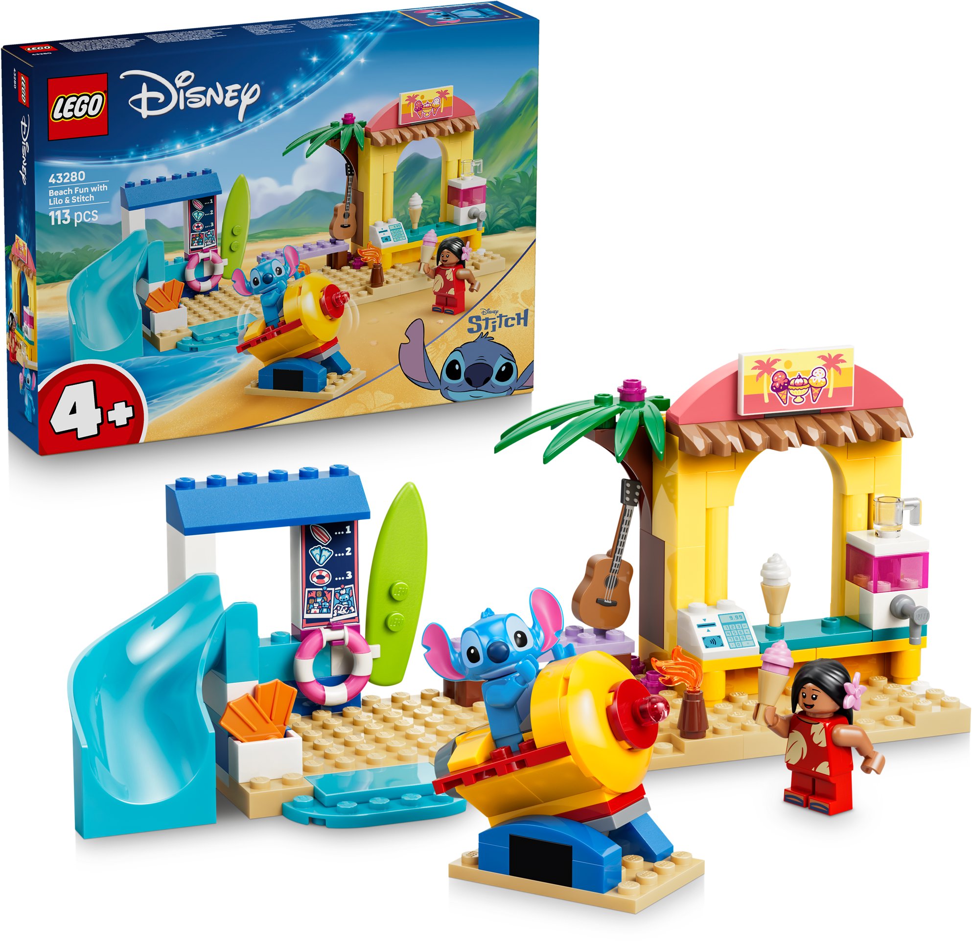 LEGO® Disney Classic 43280 Lilo a Stitch a zábava na pláži