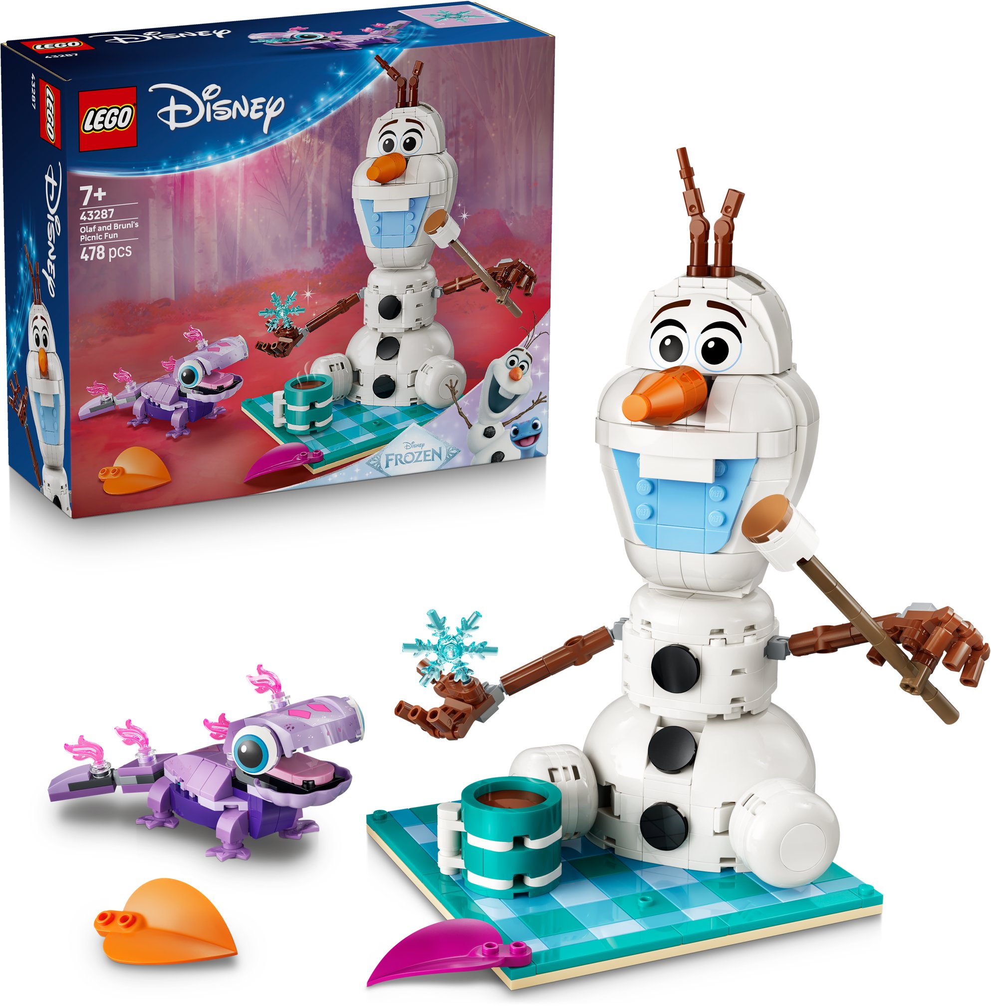 LEGO® Disney Princess 43287 Olaf a Bruni na zábavnom pikniku