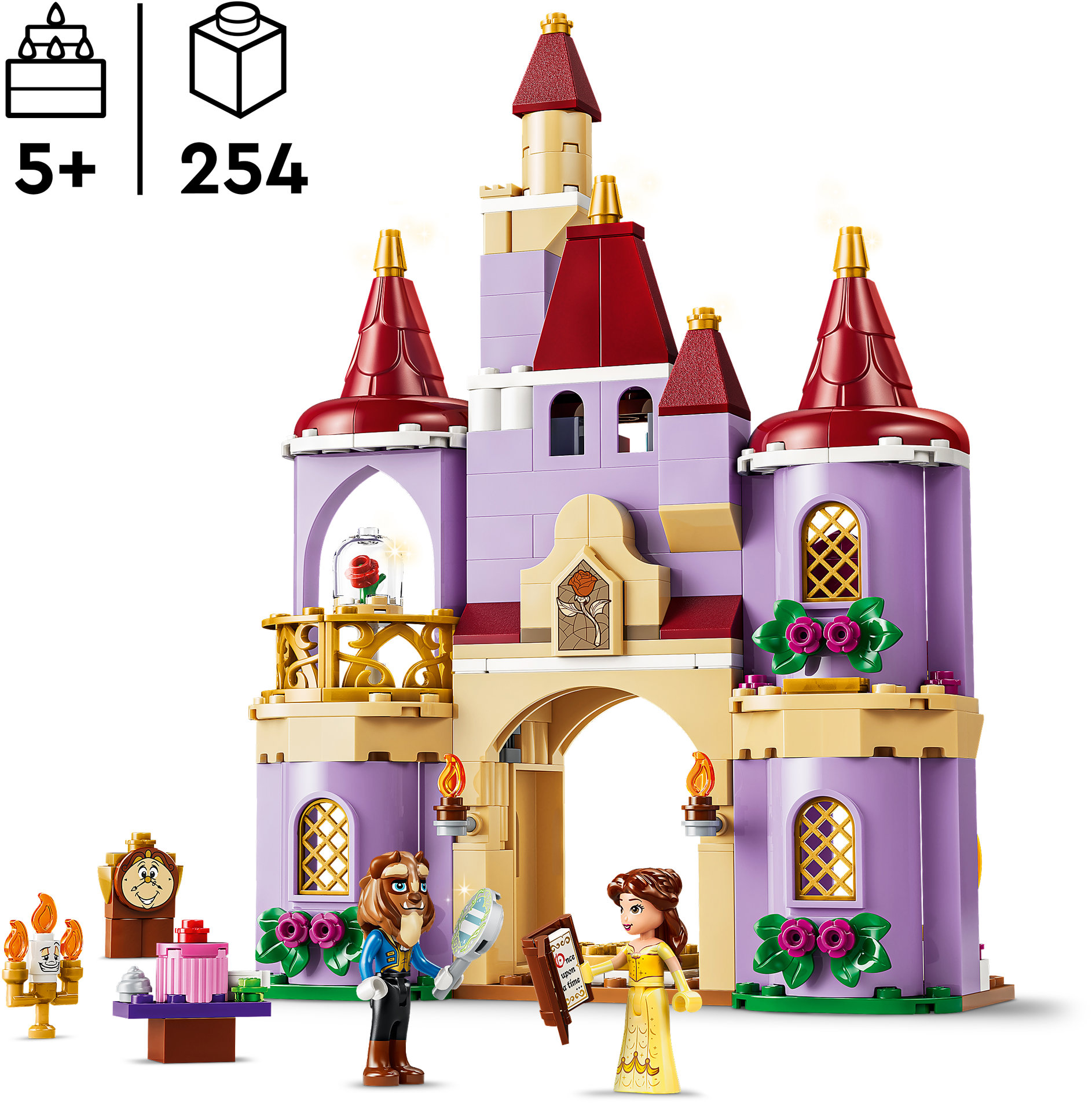 LEGO® Disney Princess 43289 Kráska a zviera: Zakliaty zámok