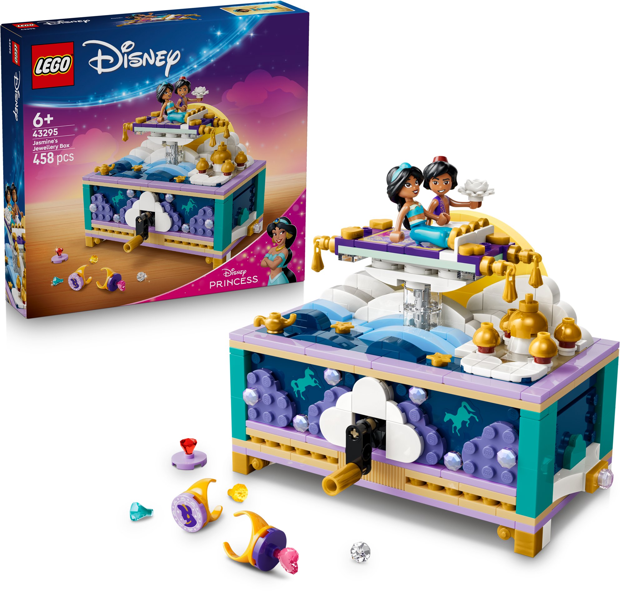 LEGO® Disney Princess 43295 Šperkovnica princeznej Jasmíny