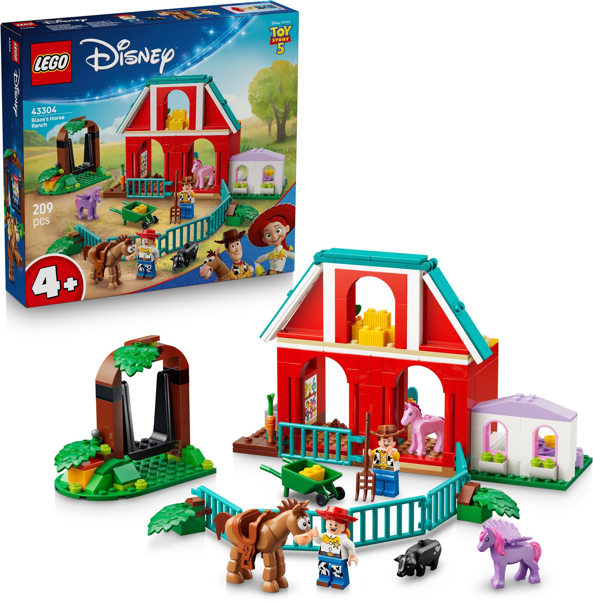 LEGO® Disney Pixar 43304 Blazeov konský ranč