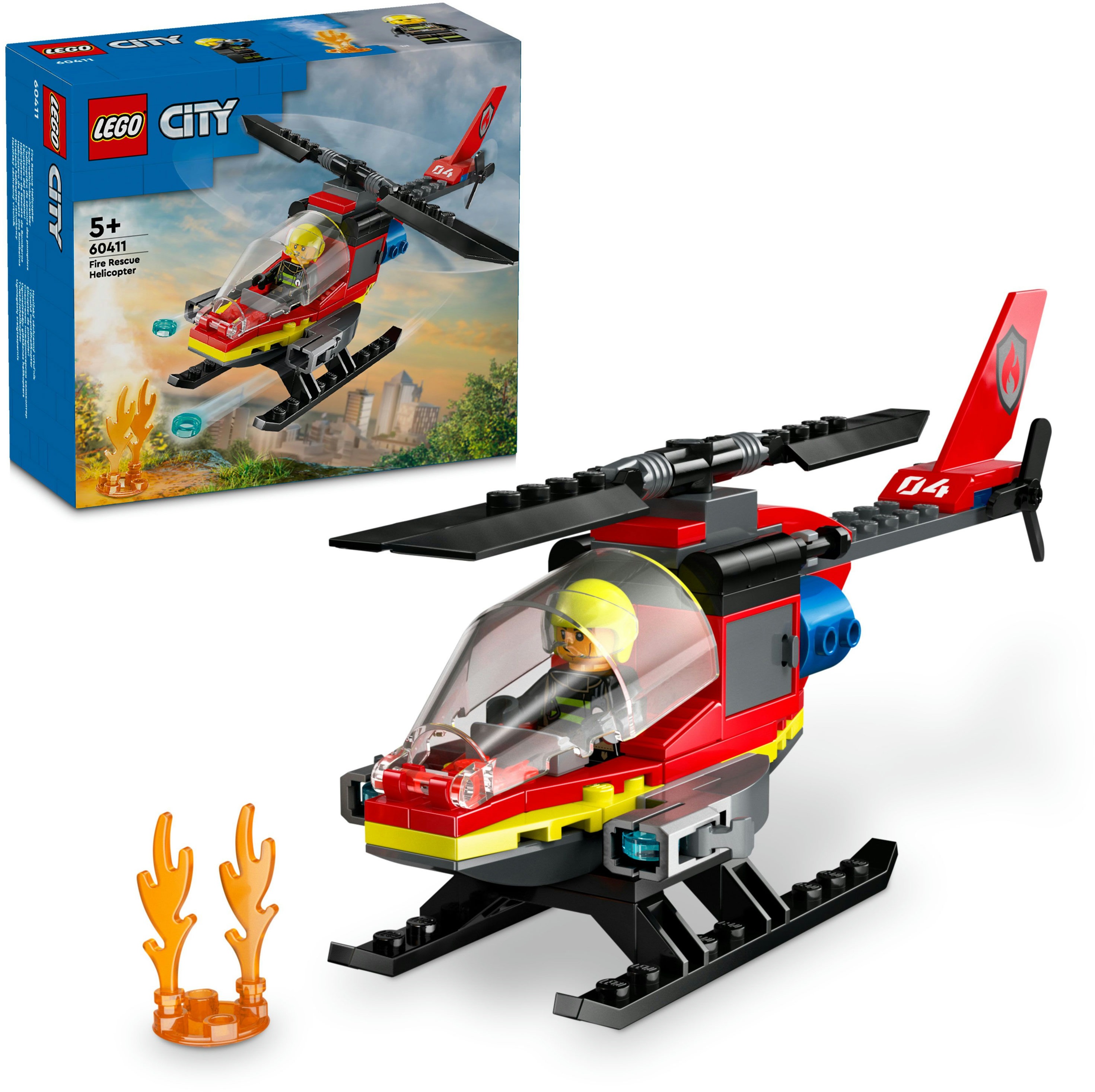 LEGO® City 60411 Hasičský záchranný vrtuľník