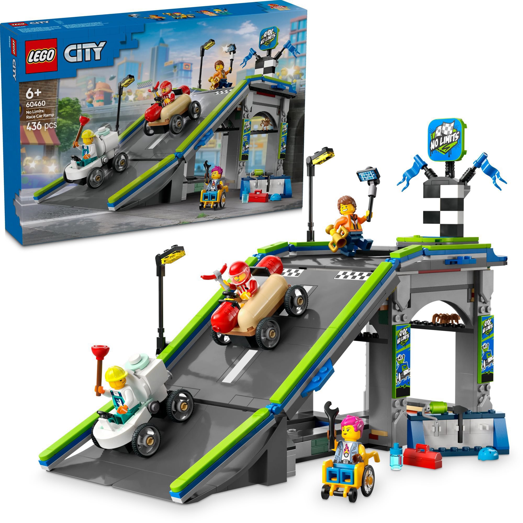 LEGO® City 60460 Tvoje pravidlá: Pretekárska dráha s rampami