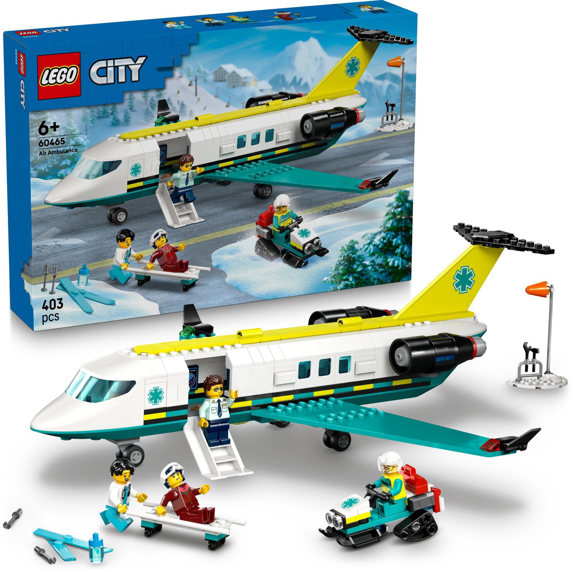LEGO® City 60465 Lietadlo záchranárskej služby